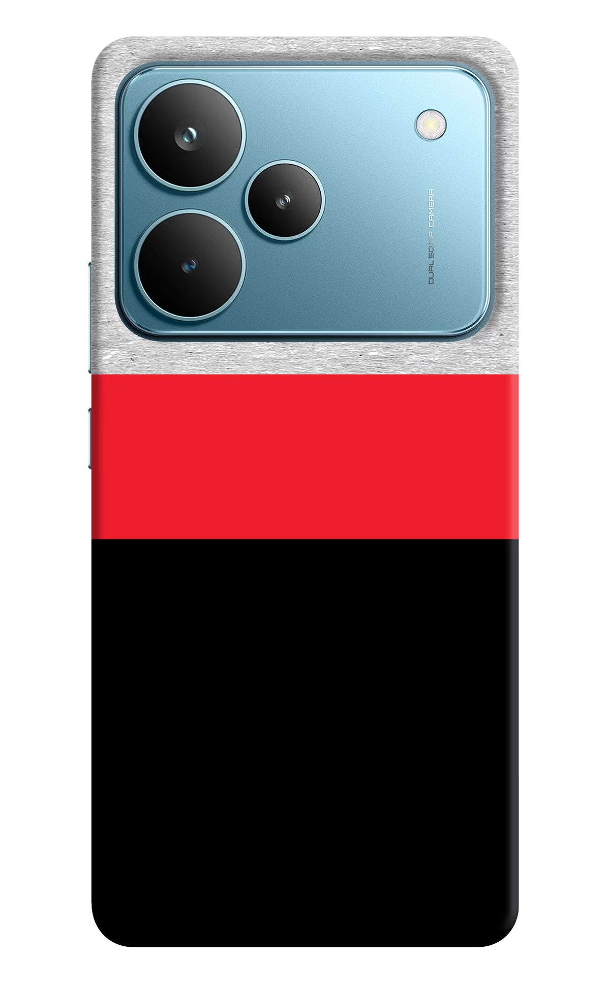 Tri Color Pattern Realme P4 Pro Back Cover - Tri Color Pattern Realme P4 Pro Hard Case Back Cover by Casekaro Tri Color Pattern Realme P4 Pro Hard Case Back Cover by Casekaro