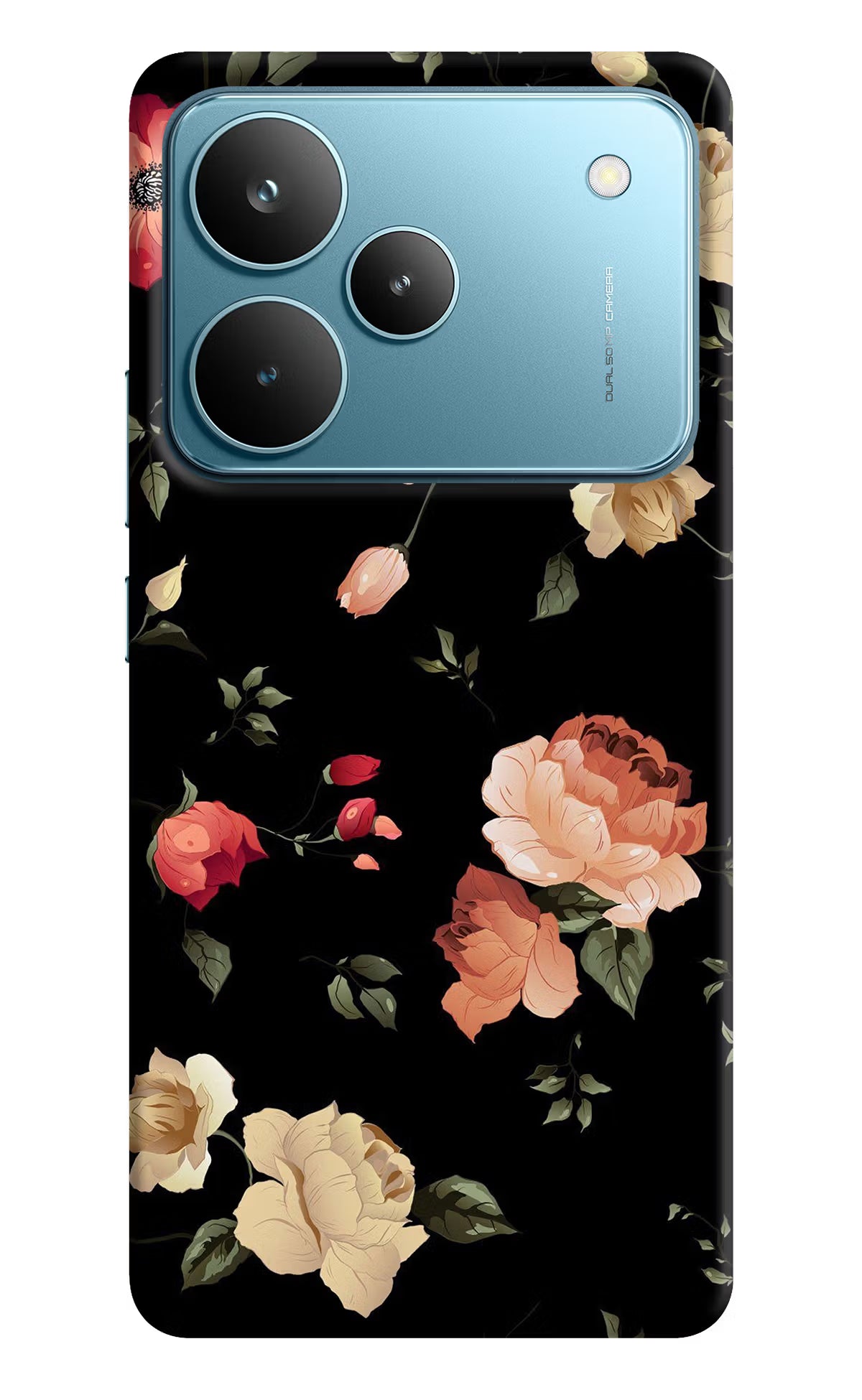 Flowers Realme P4 Pro Back Cover - Flowers Realme P4 Pro Hard Case Back Cover by Casekaro Flowers Realme P4 Pro Hard Case Back Cover by Casekaro