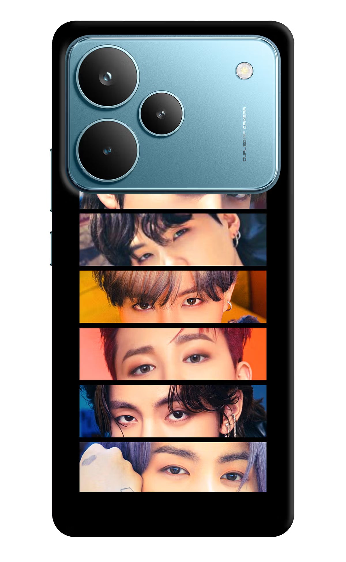 BTS Eyes Realme P4 Pro Back Cover - BTS Eyes Realme P4 Pro Hard Case Back Cover by Casekaro BTS Eyes Realme P4 Pro Hard Case Back Cover by Casekaro