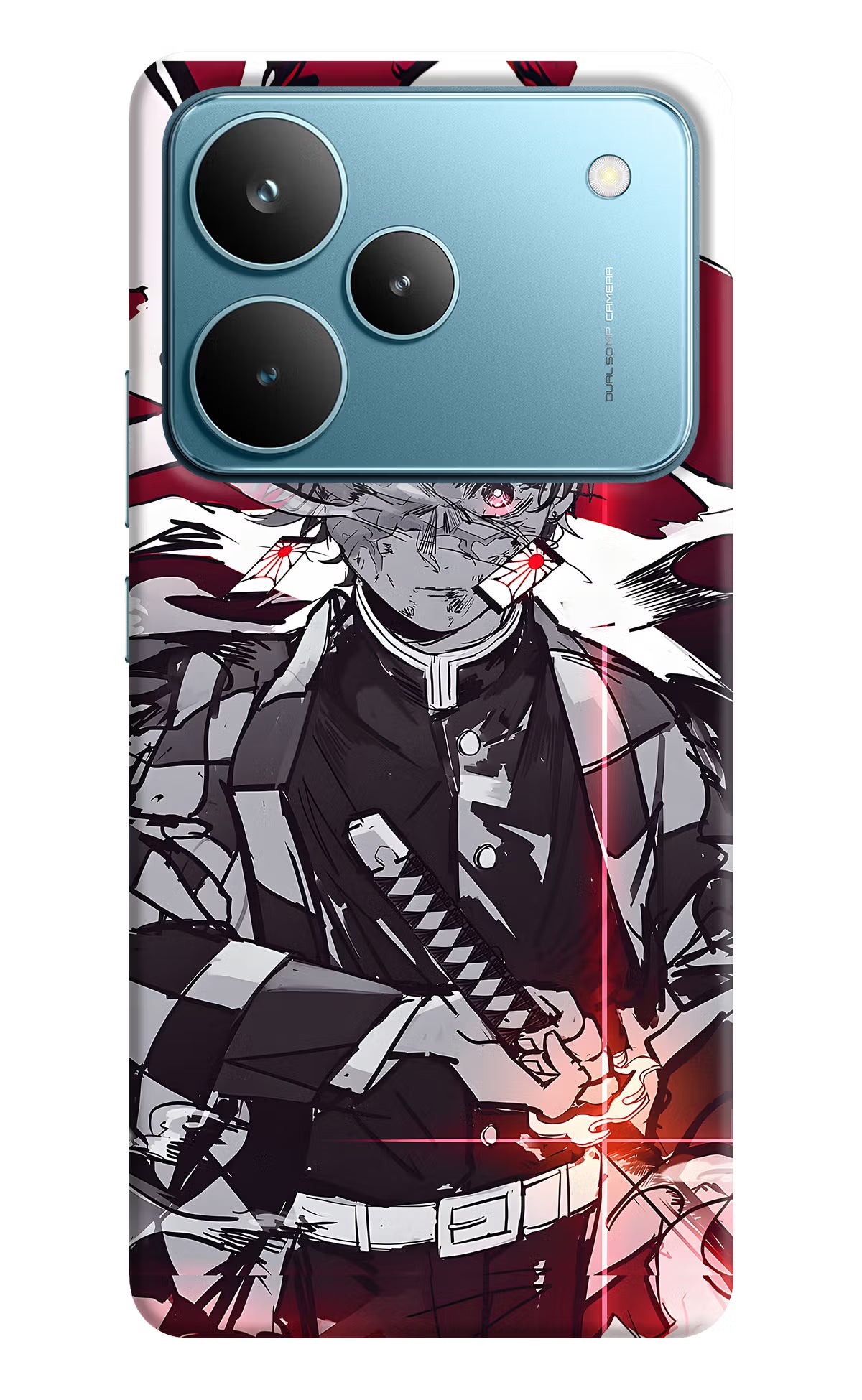 Demon Slayer Realme P4 Pro Back Cover - Demon Slayer Realme P4 Pro Hard Case Back Cover by Casekaro Demon Slayer Realme P4 Pro Hard Case Back Cover by Casekaro