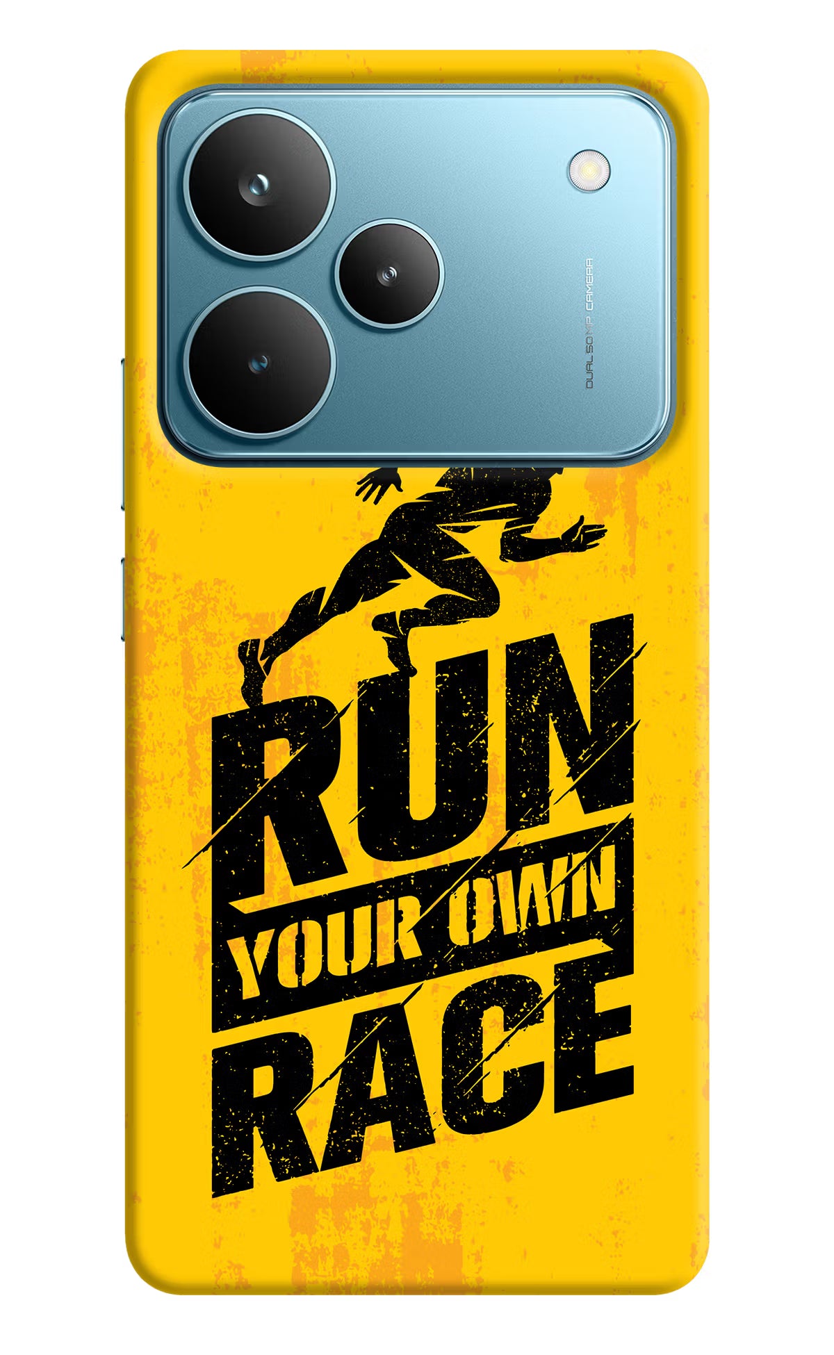 Run Your Own Race Realme P4 Pro Back Cover - Run Your Own Race Realme P4 Pro Hard Case Back Cover by Casekaro Run Your Own Race Realme P4 Pro Hard Case Back Cover by Casekaro