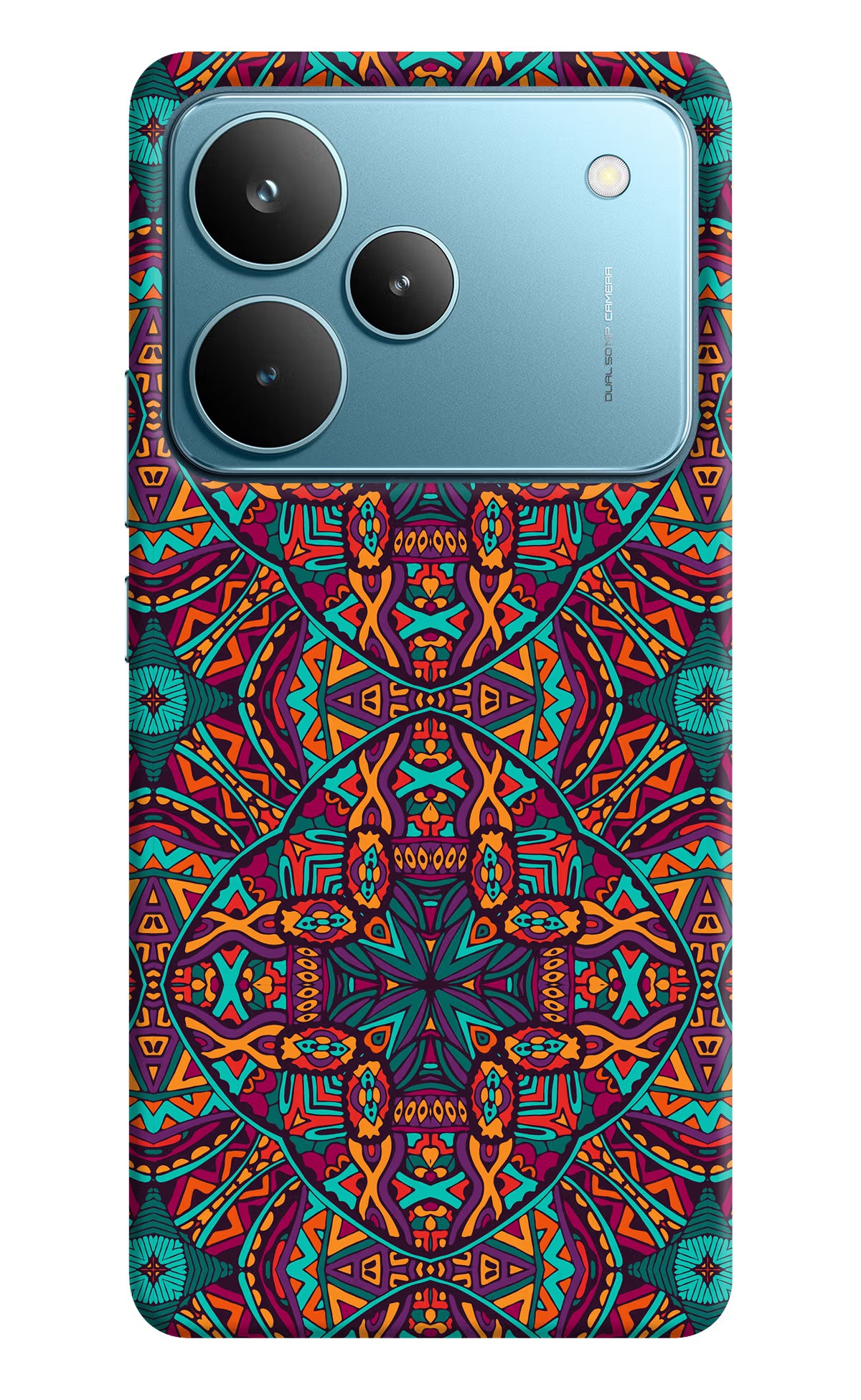 Colour Mandala Realme P4 Pro Back Cover - Colour Mandala Realme P4 Pro Hard Case Back Cover by Casekaro Colour Mandala Realme P4 Pro Hard Case Back Cover by Casekaro