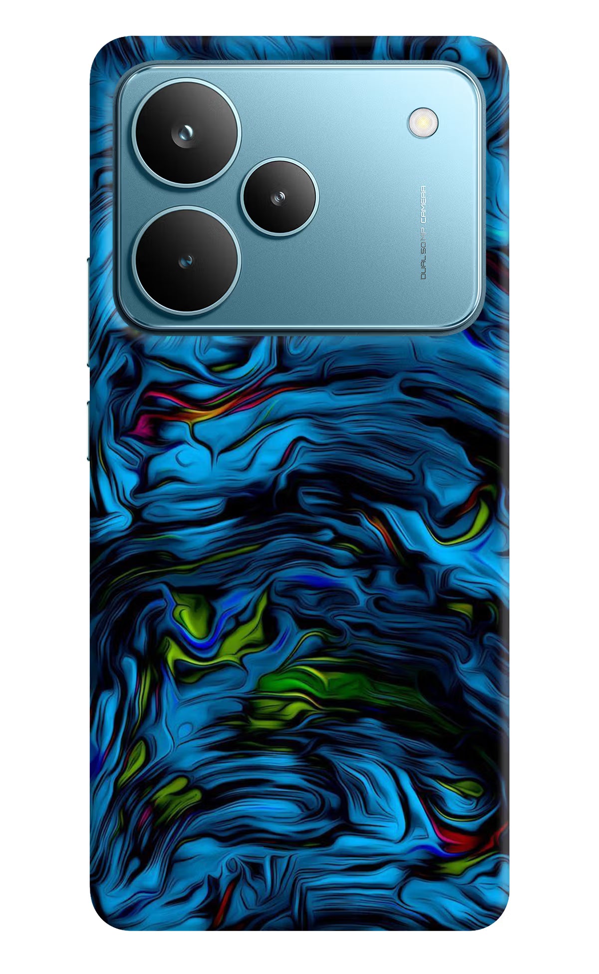 Dark Blue Abstract Realme P4 Pro Back Cover - Dark Blue Abstract Realme P4 Pro Hard Case Back Cover by Casekaro Dark Blue Abstract Realme P4 Pro Hard Case Back Cover by Casekaro