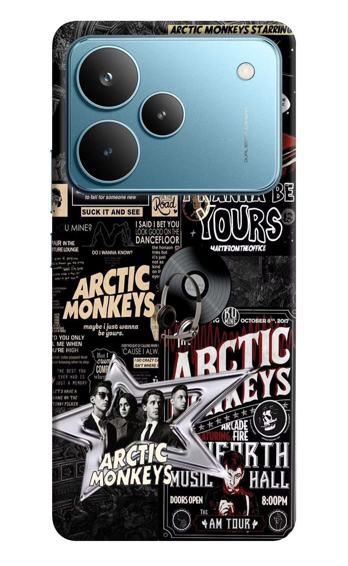 Arctic Monkeys Realme P4 Pro Back Cover - Arctic Monkeys Realme P4 Pro Hard Case Back Cover by Casekaro Arctic Monkeys Realme P4 Pro Hard Case Back Cover by Casekaro