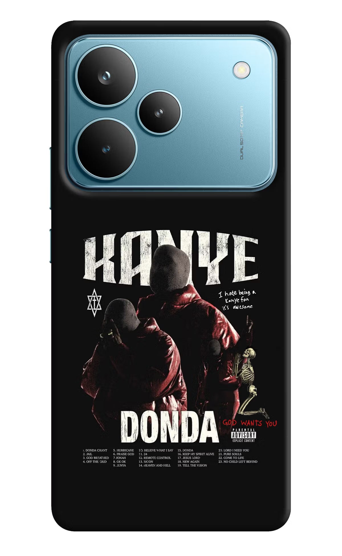 Donda Kanye West Realme P4 Pro Back Cover - Donda Kanye West Realme P4 Pro Hard Case Back Cover by Casekaro Donda Kanye West Realme P4 Pro Hard Case Back Cover by Casekaro