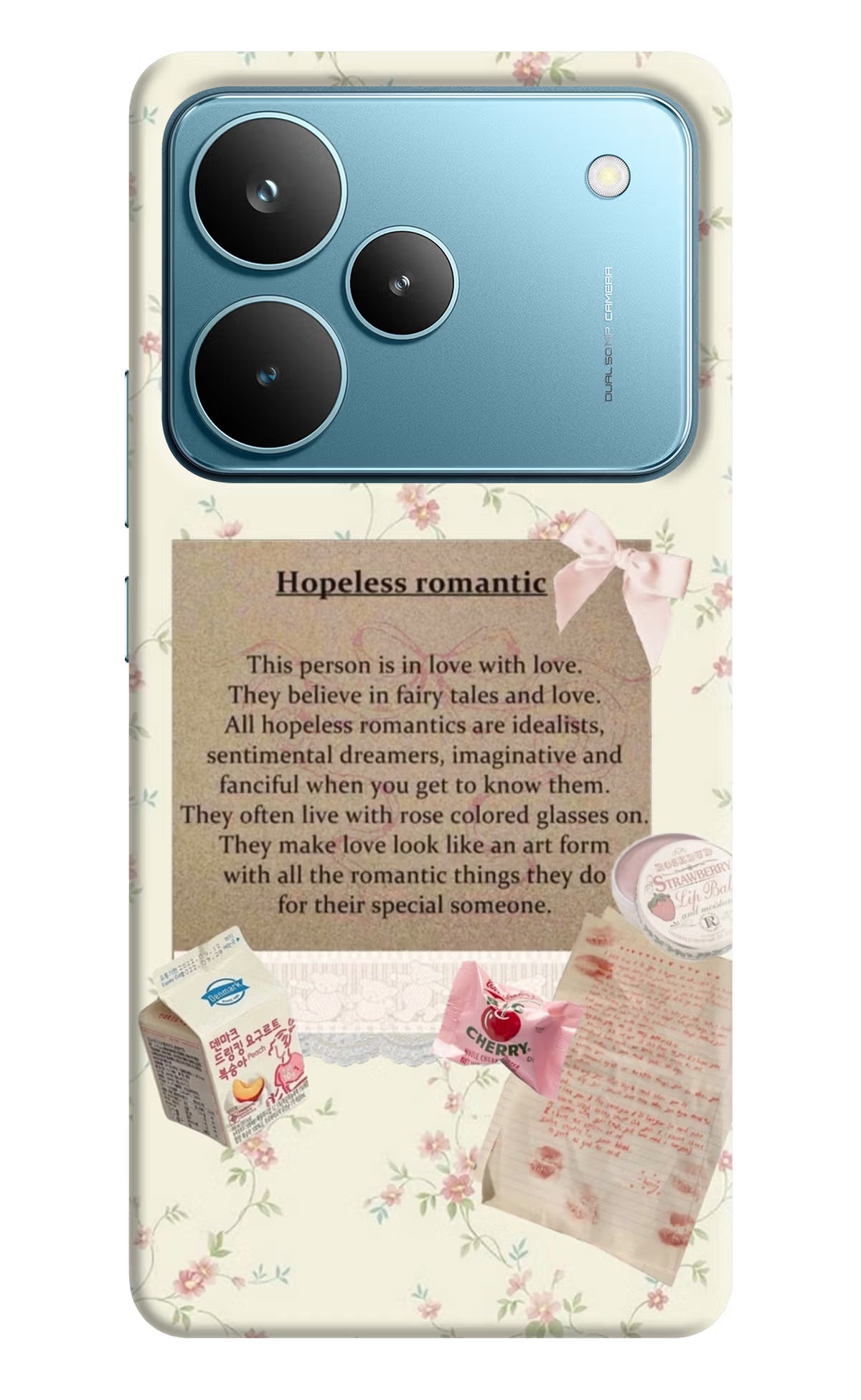 Hopeless Romantic Realme P4 Pro Back Cover - Hopeless Romantic Realme P4 Pro Hard Case Back Cover by Casekaro Hopeless Romantic Realme P4 Pro Hard Case Back Cover by Casekaro