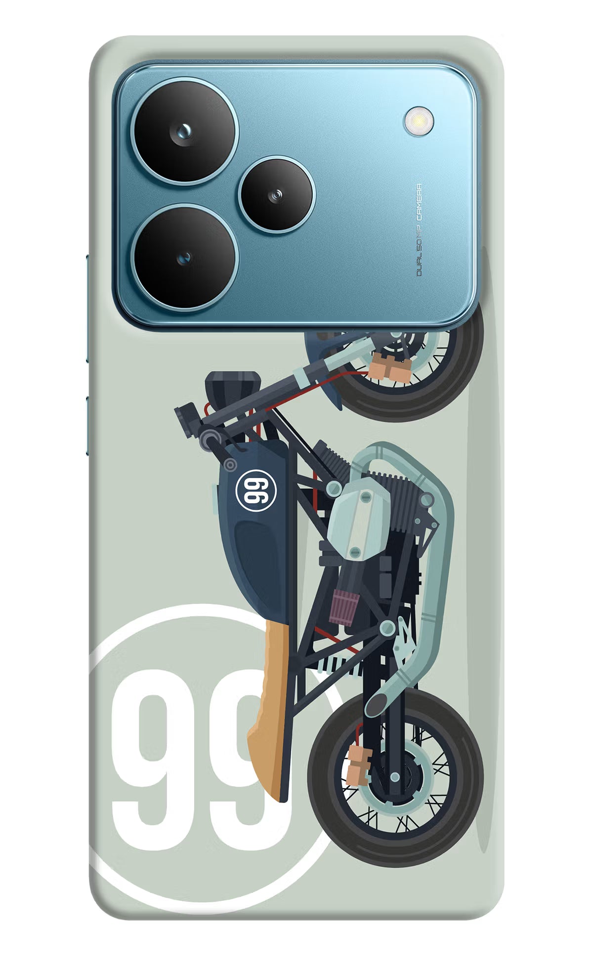 Classic Cafe Racer 99 Realme P4 Pro Back Cover - Classic Cafe Racer 99 Realme P4 Pro Hard Case Back Cover by Casekaro Classic Cafe Racer 99 Realme P4 Pro Hard Case Back Cover by Casekaro