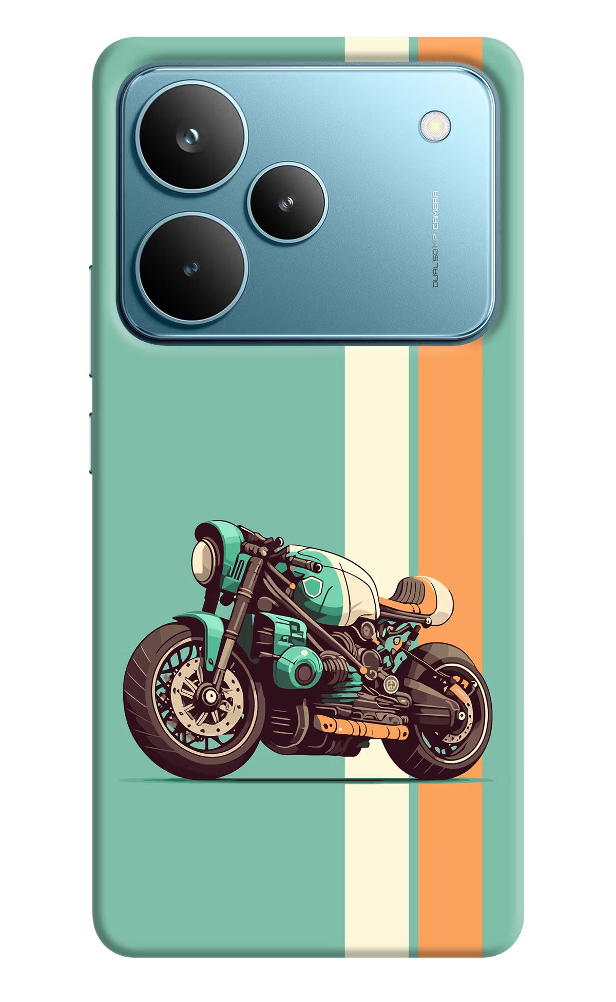 Striped Moto Drift Realme P4 Pro Back Cover - Striped Moto Drift Realme P4 Pro Hard Case Back Cover by Casekaro Striped Moto Drift Realme P4 Pro Hard Case Back Cover by Casekaro