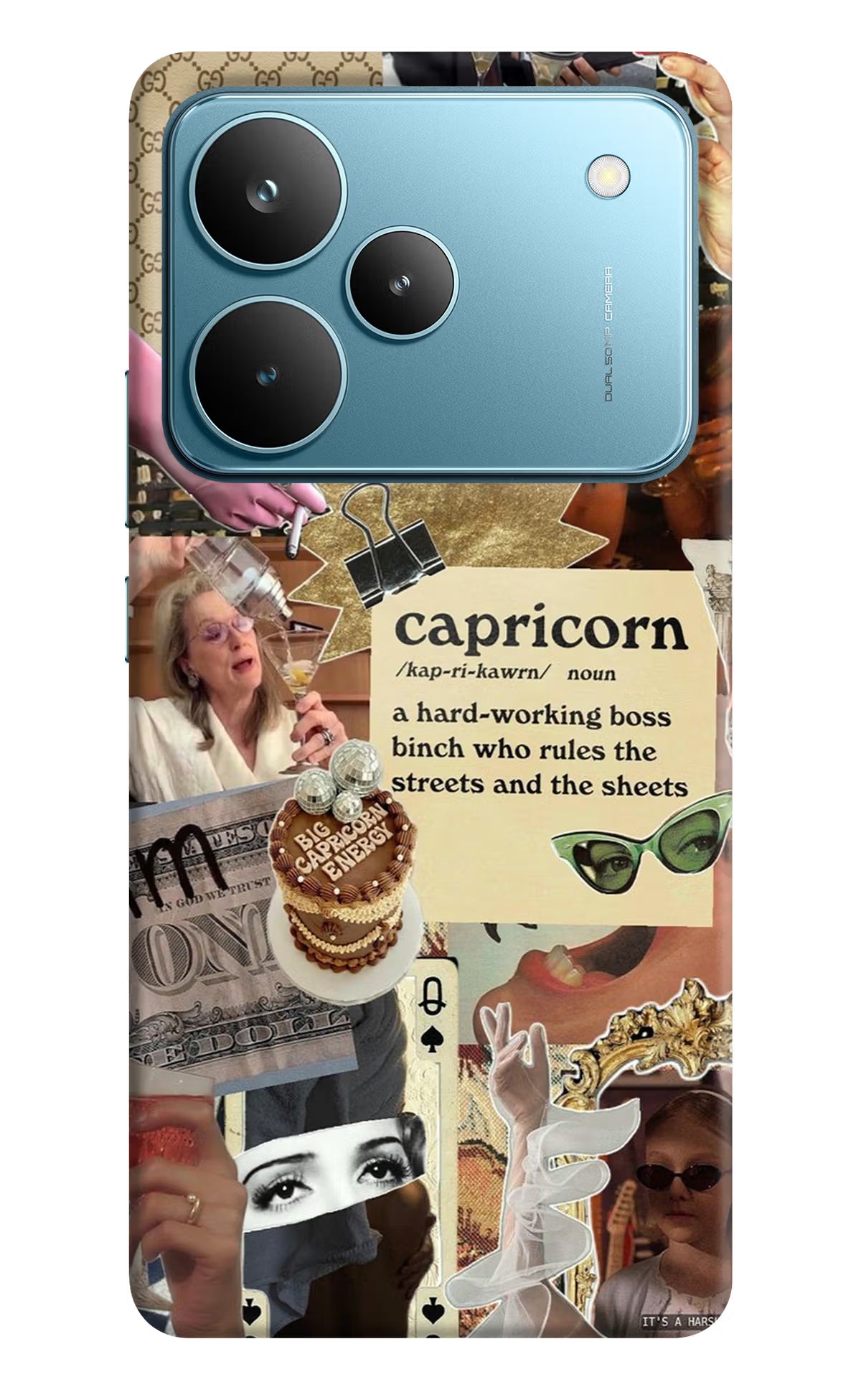 Capricorn Zodiac Realme P4 Pro Back Cover - Capricorn Zodiac Realme P4 Pro Hard Case Back Cover by Casekaro Capricorn Zodiac Realme P4 Pro Hard Case Back Cover by Casekaro