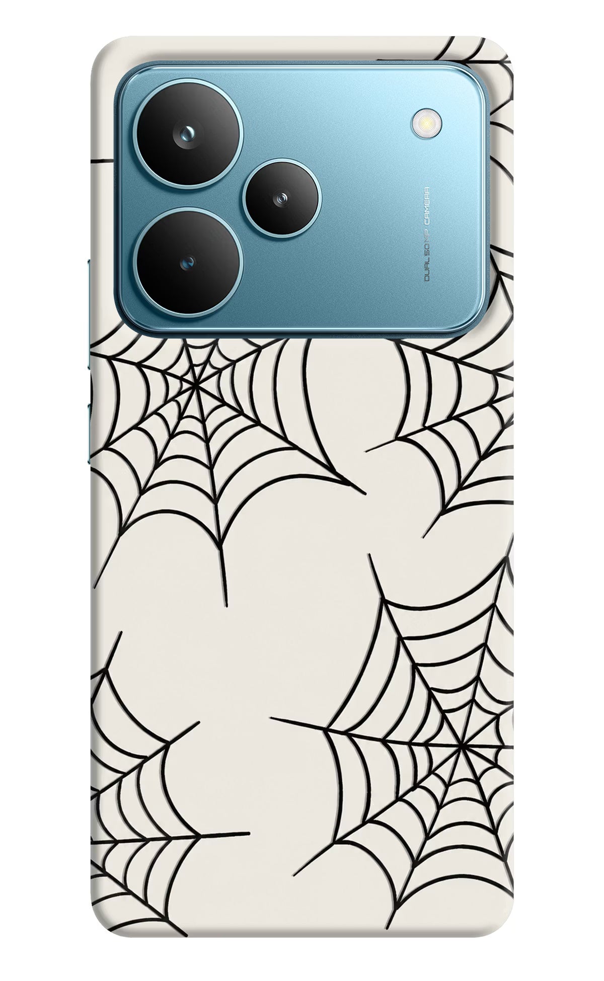 Spider Web Realme P4 Pro Back Cover - Spider Web Realme P4 Pro Hard Case Back Cover by Casekaro Spider Web Realme P4 Pro Hard Case Back Cover by Casekaro