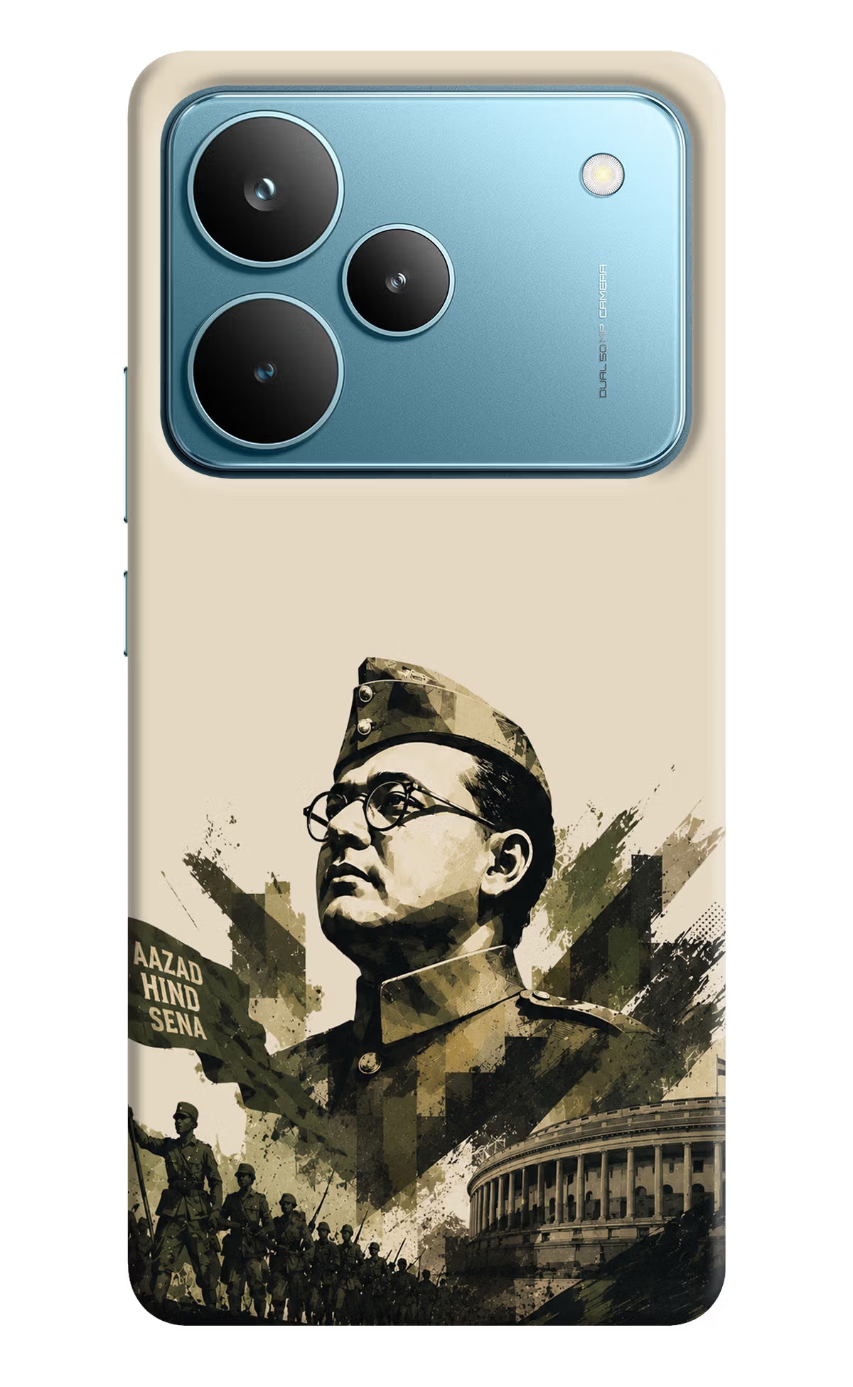 Netaji Rising Realme P4 Pro Back Cover - Netaji Rising Realme P4 Pro Back Cover Netaji Rising Realme P4 Pro Back Cover