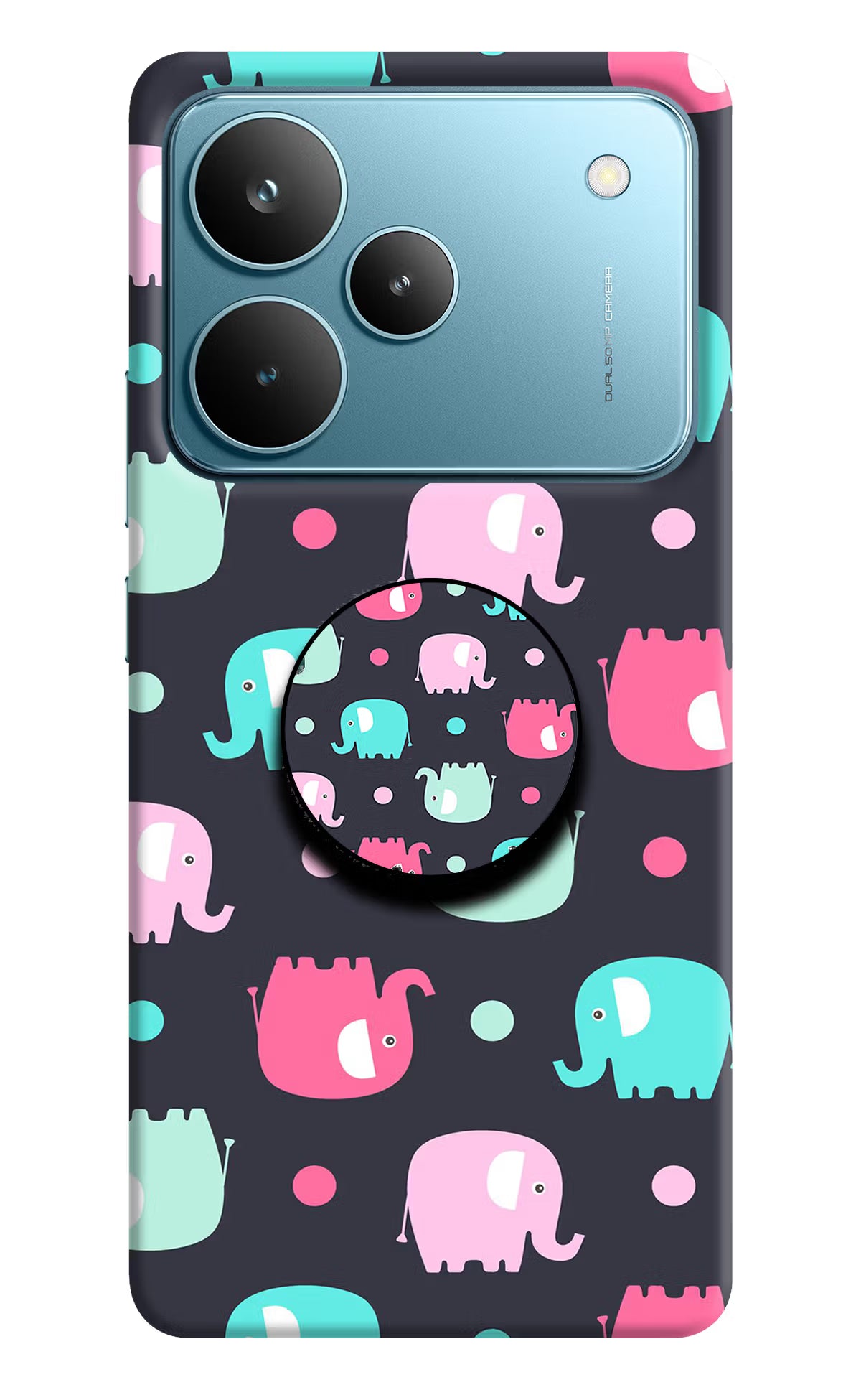 Baby Elephants Realme P4 Pro Pop Case - Baby Elephants Realme P4 Pro Pop Case by Casekaro Baby Elephants Realme P4 Pro Pop Case by Casekaro