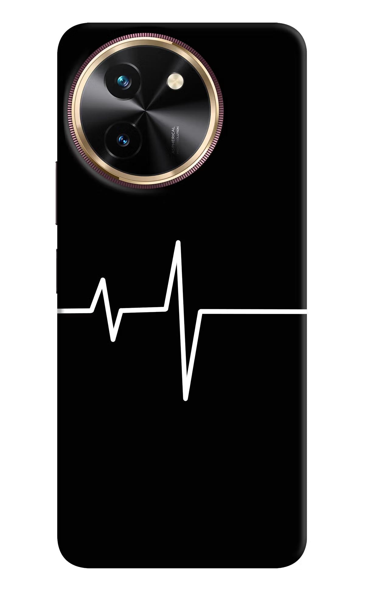 Heart Beats Vivo T3x Back Cover - Heart Beats Vivo T3x Hard Case Back Cover by Casekaro Heart Beats Vivo T3x Hard Case Back Cover by Casekaro