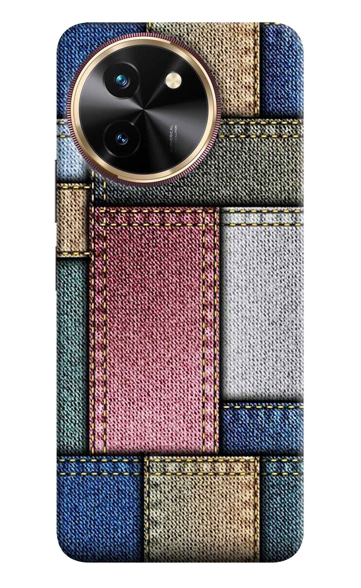 Multicolor Jeans Vivo T3x Back Cover - Multicolor Jeans Vivo T3x Hard Case Back Cover by Casekaro Multicolor Jeans Vivo T3x Hard Case Back Cover by Casekaro