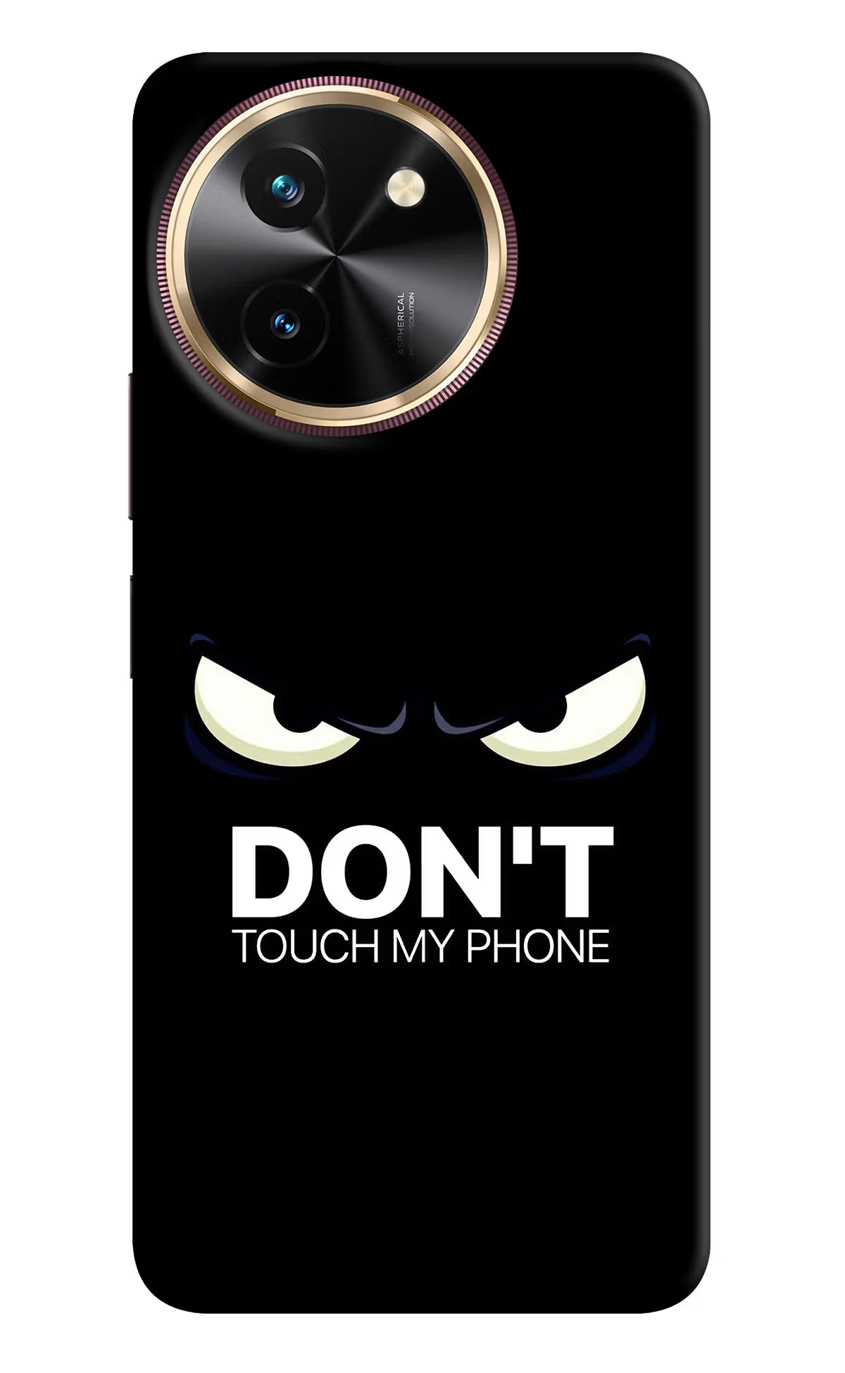 Don'T Touch My Phone Vivo T3x Back Cover - Don'T Touch My Phone Vivo T3x Hard Case Back Cover by Casekaro Don'T Touch My Phone Vivo T3x Hard Case Back Cover by Casekaro