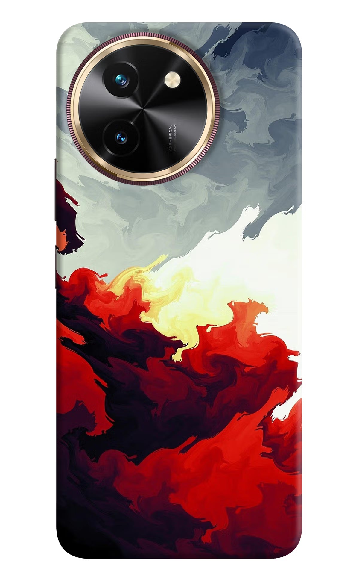 Fire Cloud Vivo T3x Back Cover - Fire Cloud Vivo T3x Hard Case Back Cover by Casekaro Fire Cloud Vivo T3x Hard Case Back Cover by Casekaro