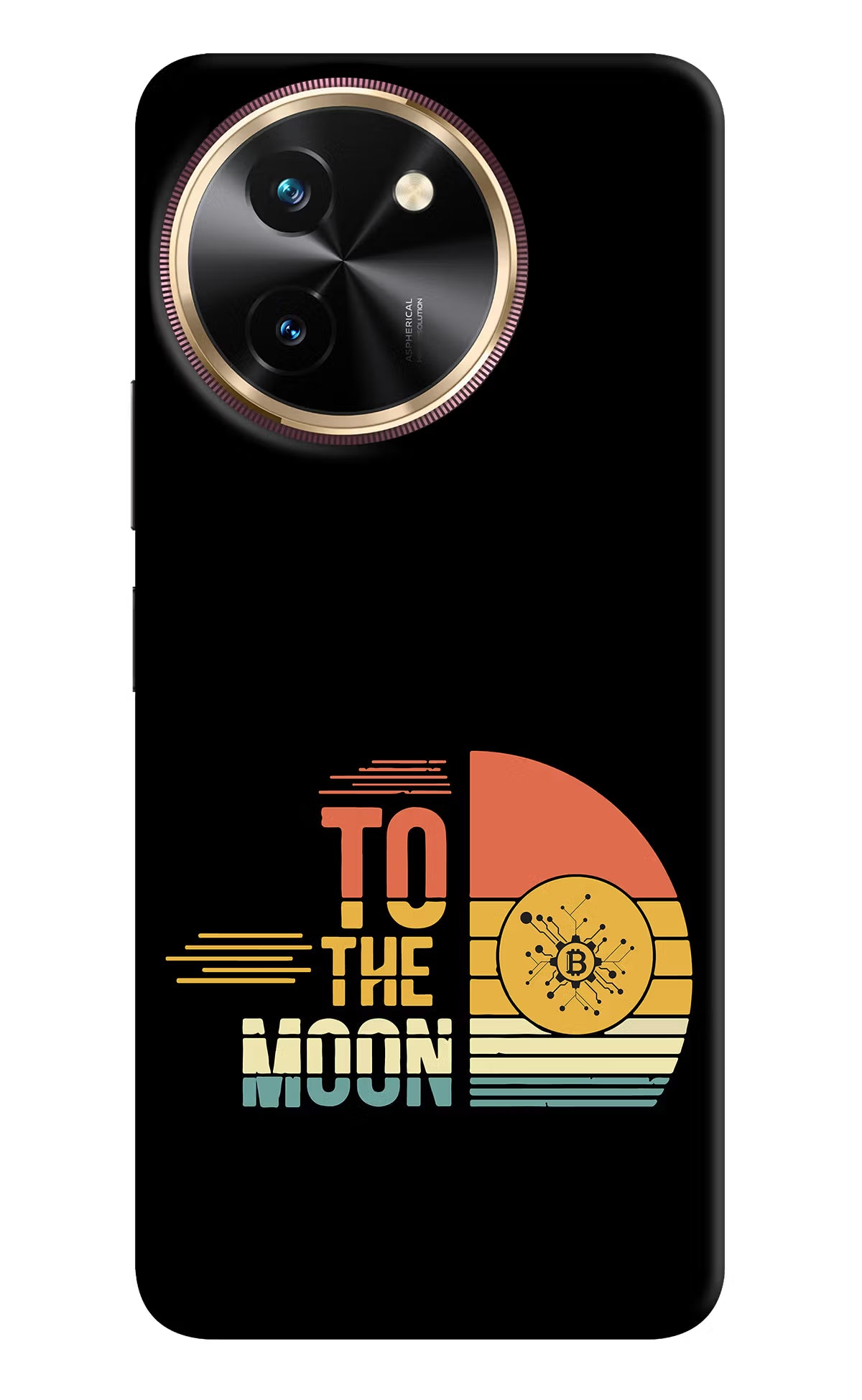 To the Moon Vivo T3x Back Cover - To the Moon Vivo T3x Hard Case Back Cover by Casekaro To the Moon Vivo T3x Hard Case Back Cover by Casekaro