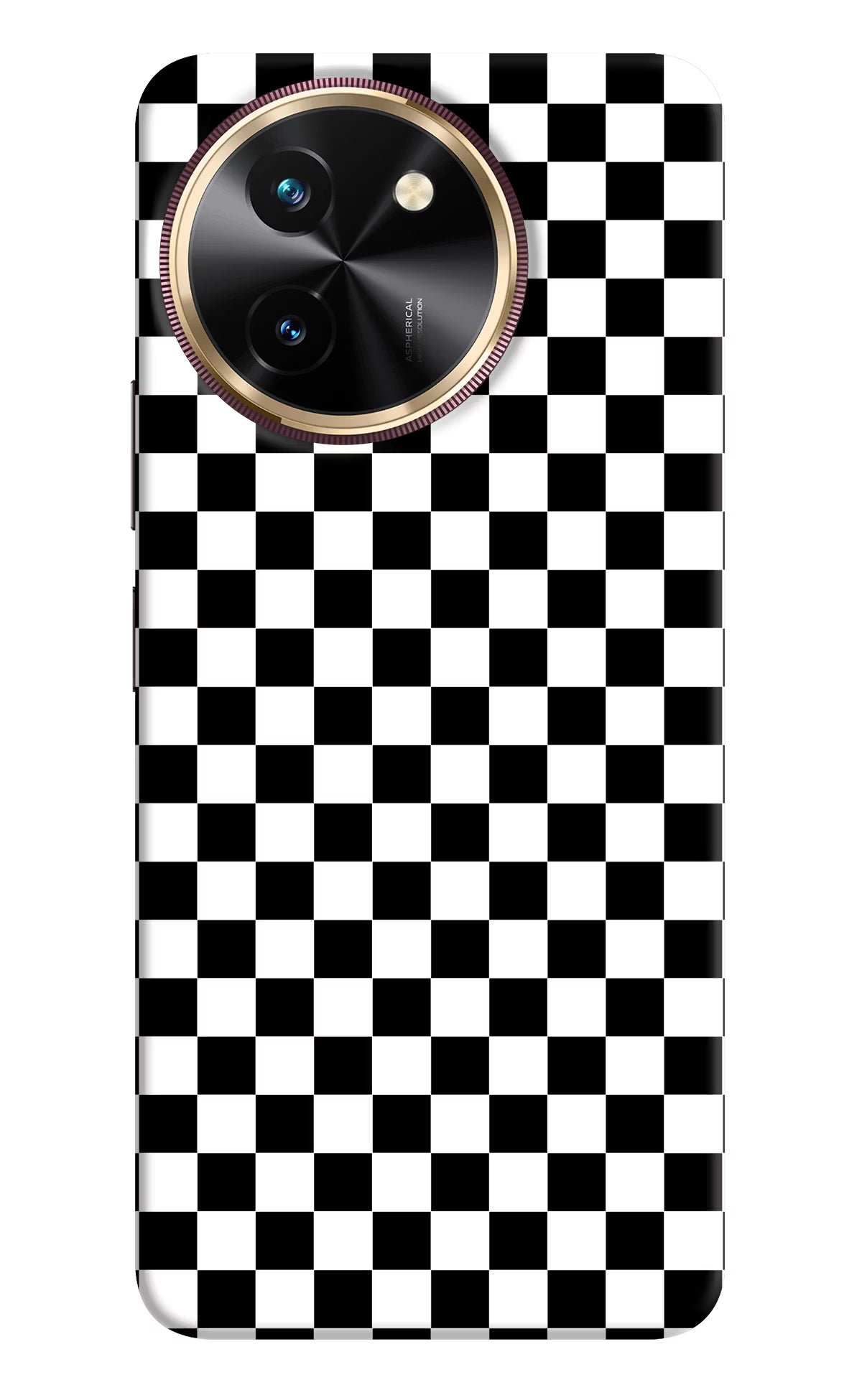 Chess Board Vivo T3x Back Cover - Chess Board Vivo T3x Hard Case Back Cover by Casekaro Chess Board Vivo T3x Hard Case Back Cover by Casekaro