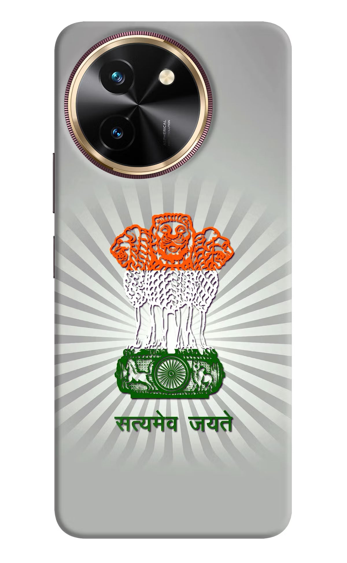 Satyamev Jayate Art Vivo T3x Back Cover - Satyamev Jayate Art Vivo T3x Hard Case Back Cover by Casekaro Satyamev Jayate Art Vivo T3x Hard Case Back Cover by Casekaro