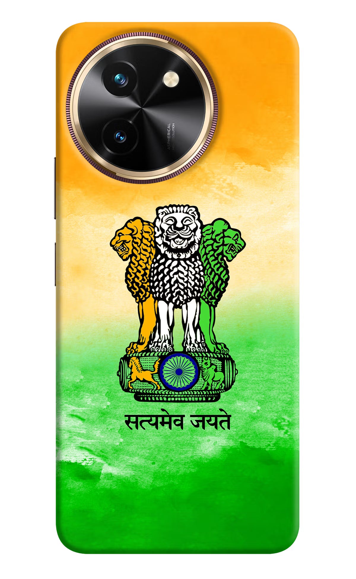 Satyamev Jayate Flag Vivo T3x Back Cover - Satyamev Jayate Flag Vivo T3x Hard Case Back Cover by Casekaro Satyamev Jayate Flag Vivo T3x Hard Case Back Cover by Casekaro
