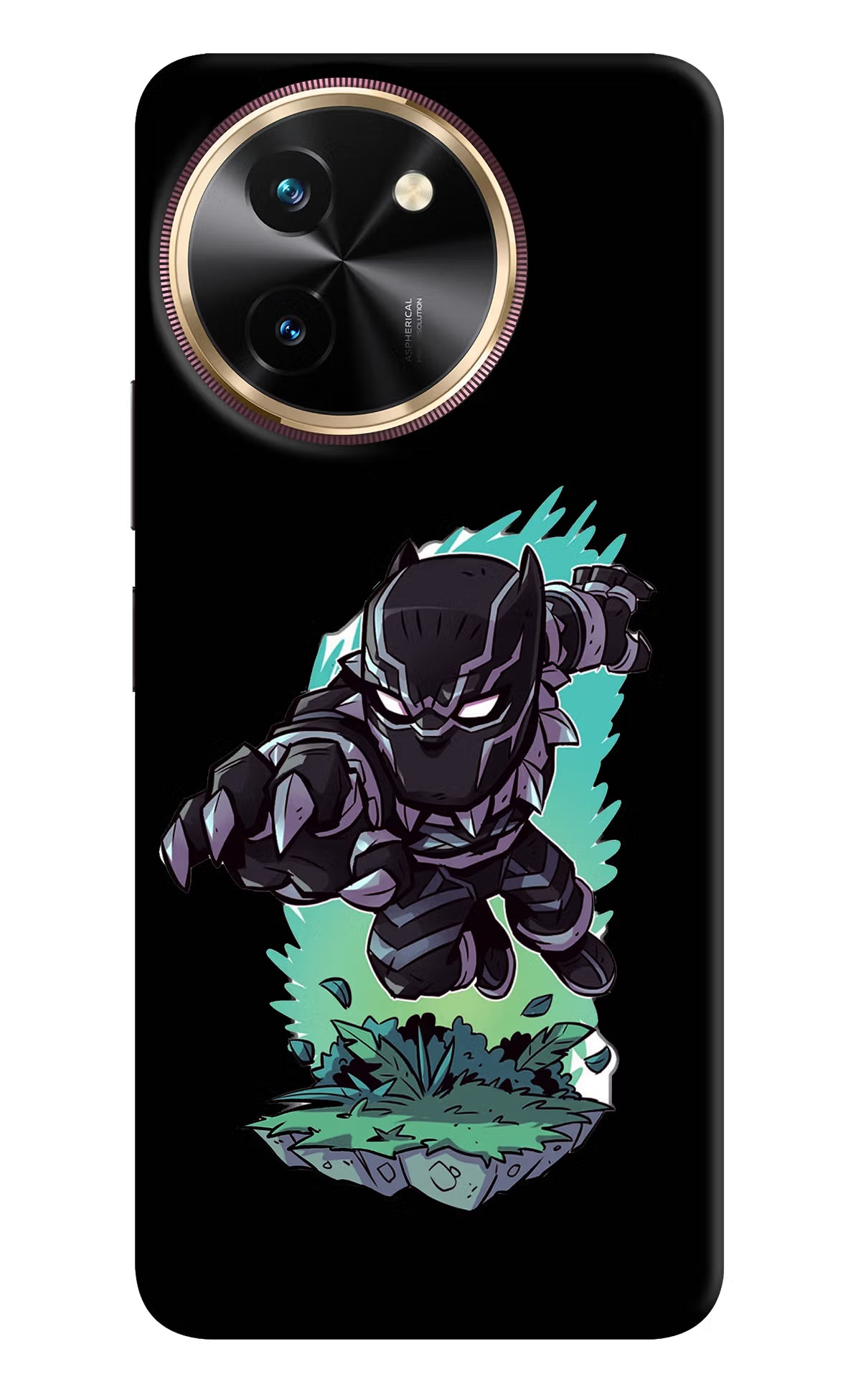Black Panther Vivo T3x Back Cover - Black Panther Vivo T3x Hard Case Back Cover by Casekaro Black Panther Vivo T3x Hard Case Back Cover by Casekaro