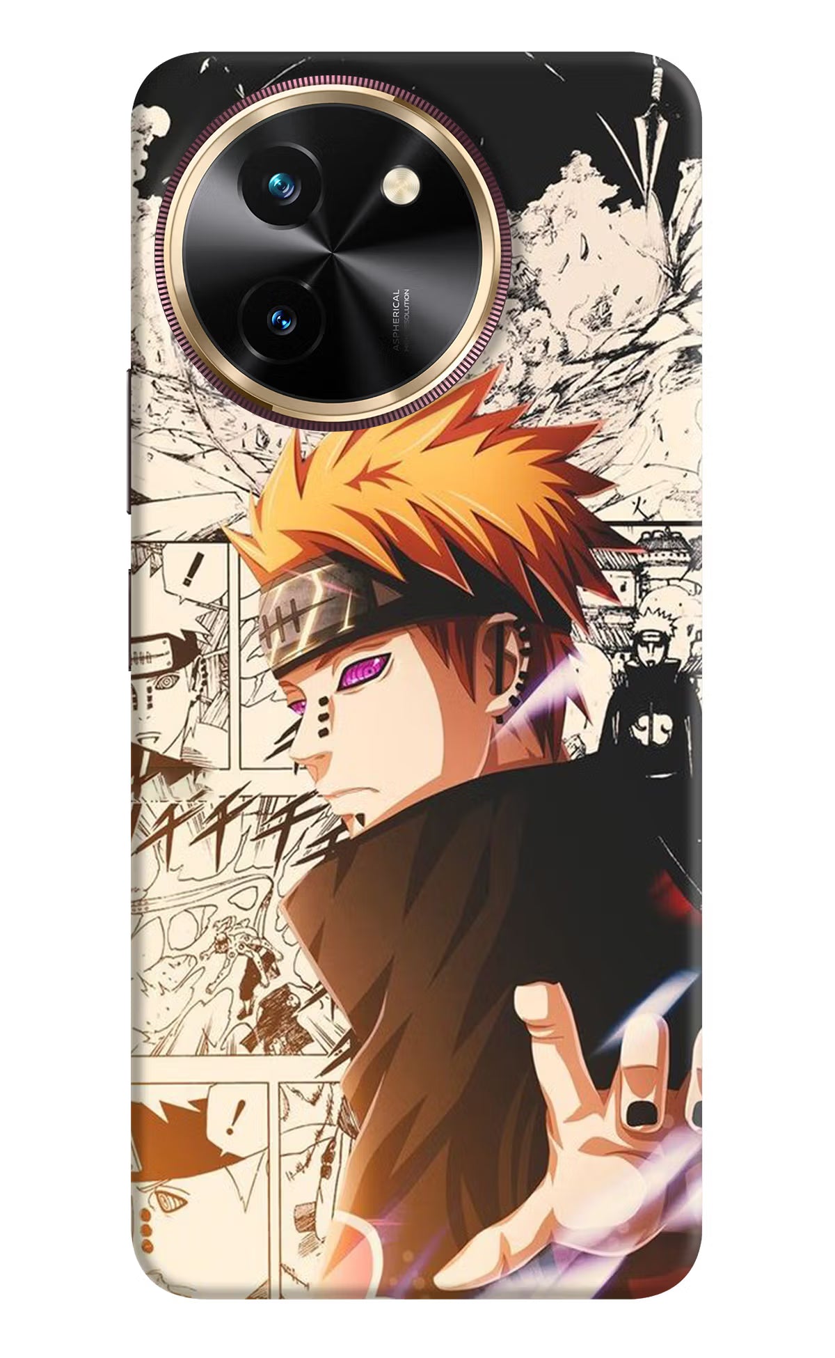 Pain Anime Vivo T3x Back Cover - Pain Anime Vivo T3x Hard Case Back Cover by Casekaro Pain Anime Vivo T3x Hard Case Back Cover by Casekaro
