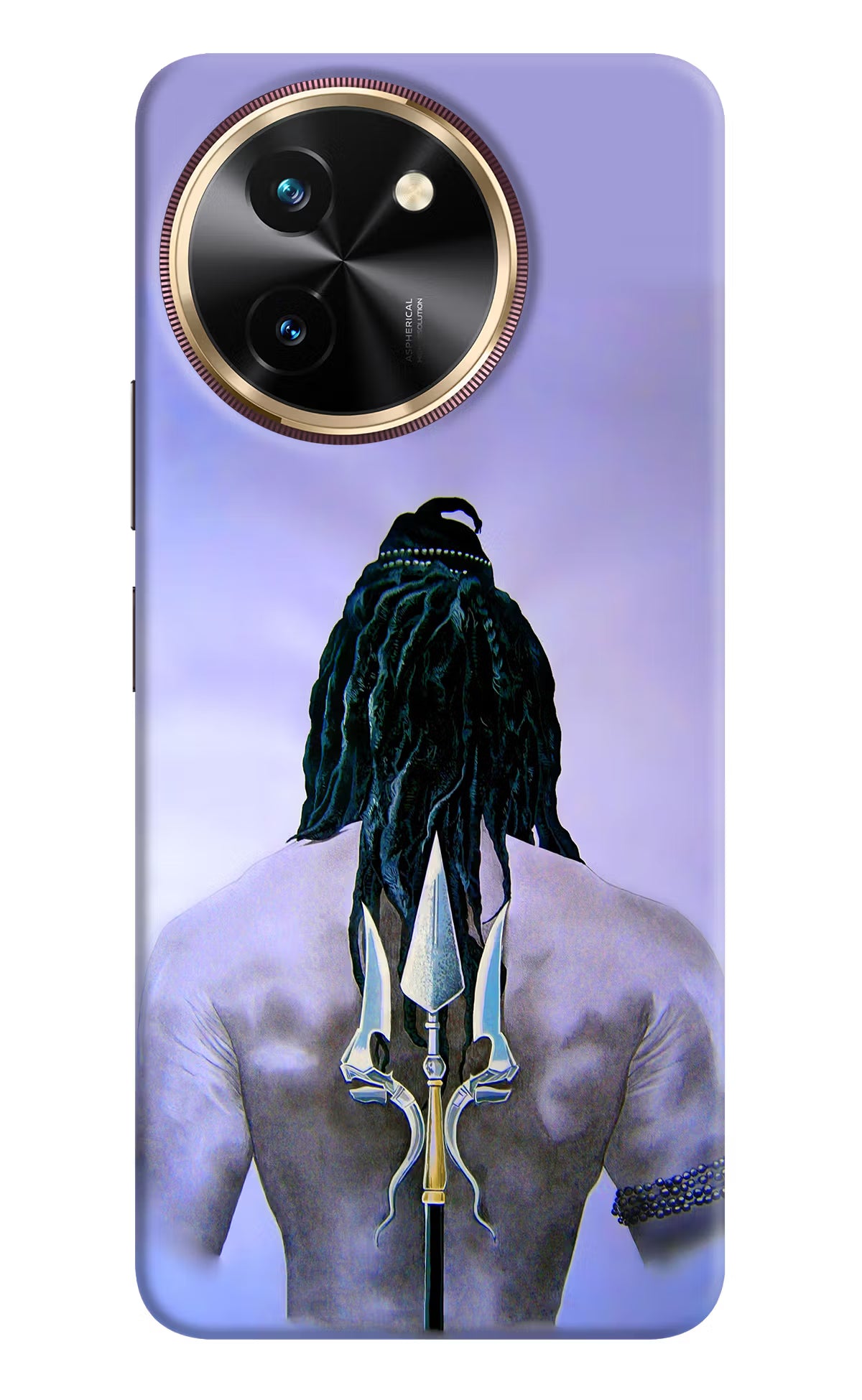 Shiva Vivo T3x Back Cover - Shiva Vivo T3x Hard Case Back Cover by Casekaro Shiva Vivo T3x Hard Case Back Cover by Casekaro