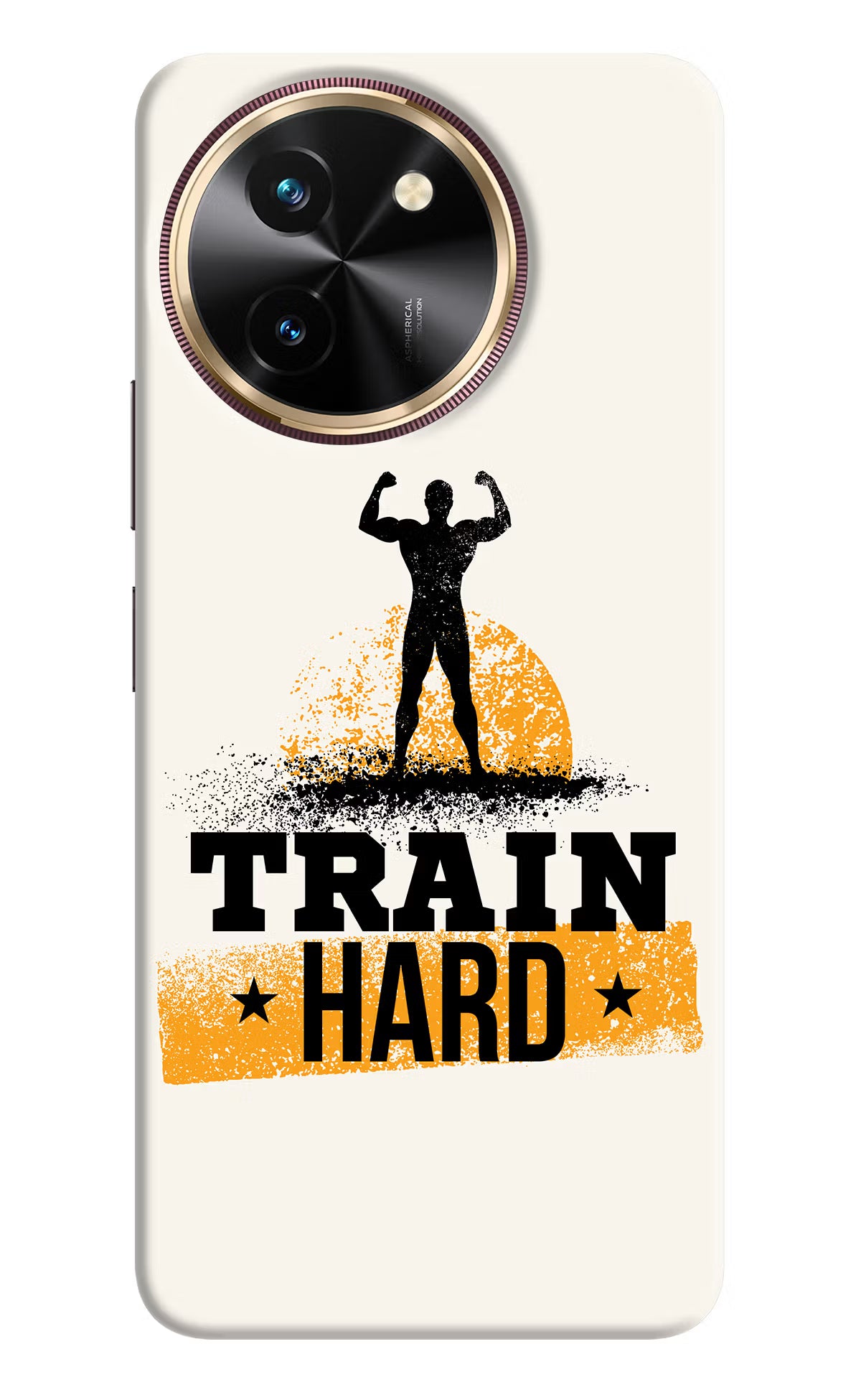 Train Hard Vivo T3x Back Cover - Train Hard Vivo T3x Hard Case Back Cover by Casekaro Train Hard Vivo T3x Hard Case Back Cover by Casekaro