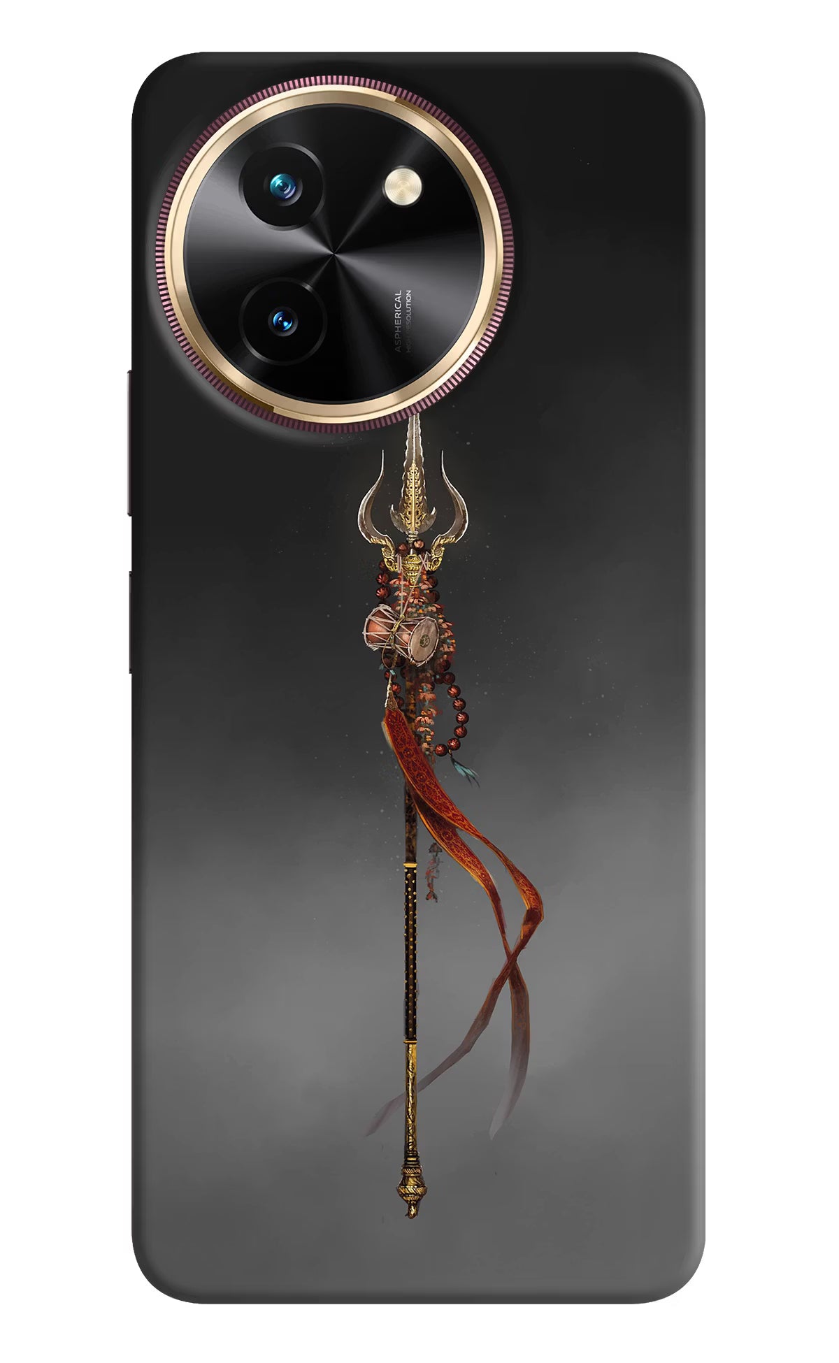 Shiv Trishul Vivo T3x Back Cover - Shiv Trishul Vivo T3x Hard Case Back Cover by Casekaro Shiv Trishul Vivo T3x Hard Case Back Cover by Casekaro