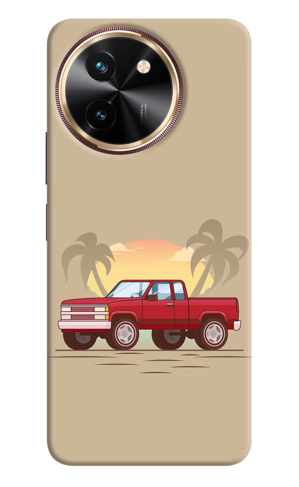 Desert Classic Drive Vivo T3x Back Cover - Desert Classic Drive Vivo T3x Hard Case Back Cover by Casekaro Desert Classic Drive Vivo T3x Hard Case Back Cover by Casekaro