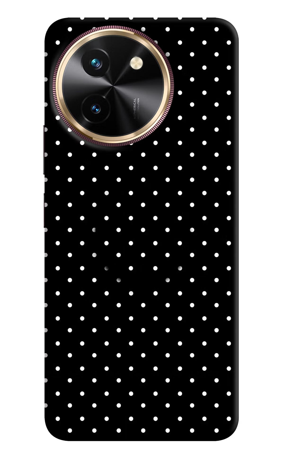 White Dots Vivo T3x Pop Case - White Dots Vivo T3x Pop Case by Casekaro White Dots Vivo T3x Pop Case by Casekaro