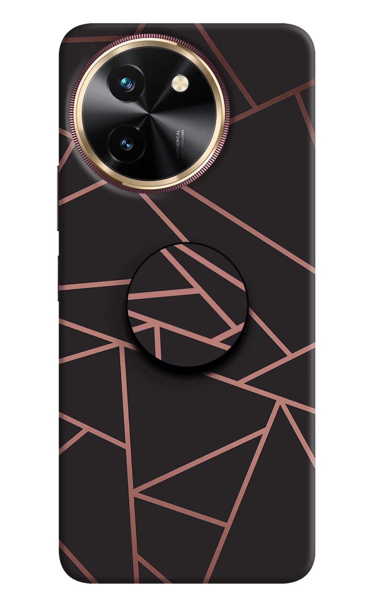 Geometric Pattern Vivo T3x Pop Case - Geometric Pattern Vivo T3x Pop Case by Casekaro Geometric Pattern Vivo T3x Pop Case by Casekaro