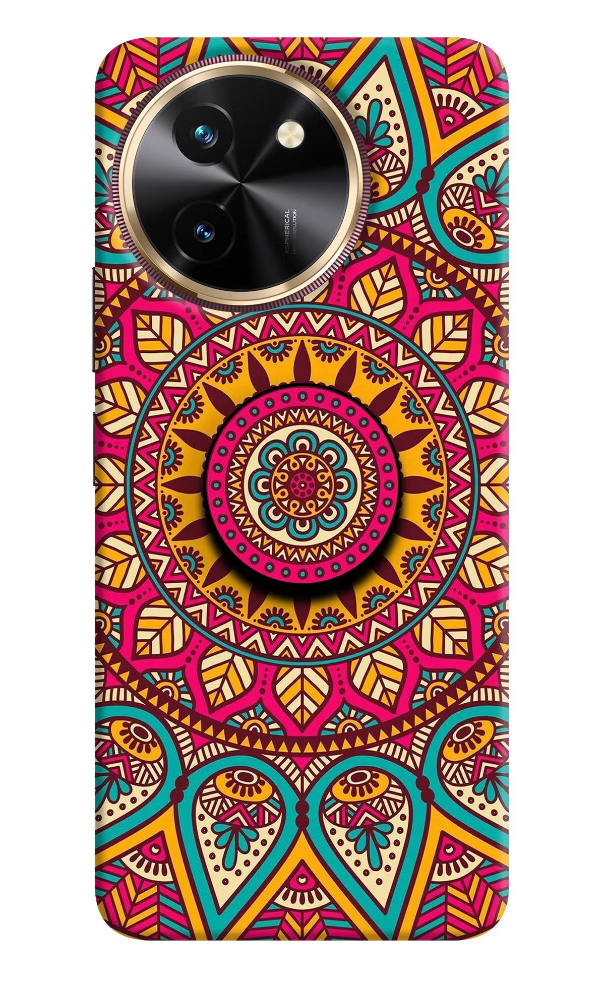 Mandala Vivo T3x Pop Case - Mandala Vivo T3x Pop Case by Casekaro Mandala Vivo T3x Pop Case by Casekaro