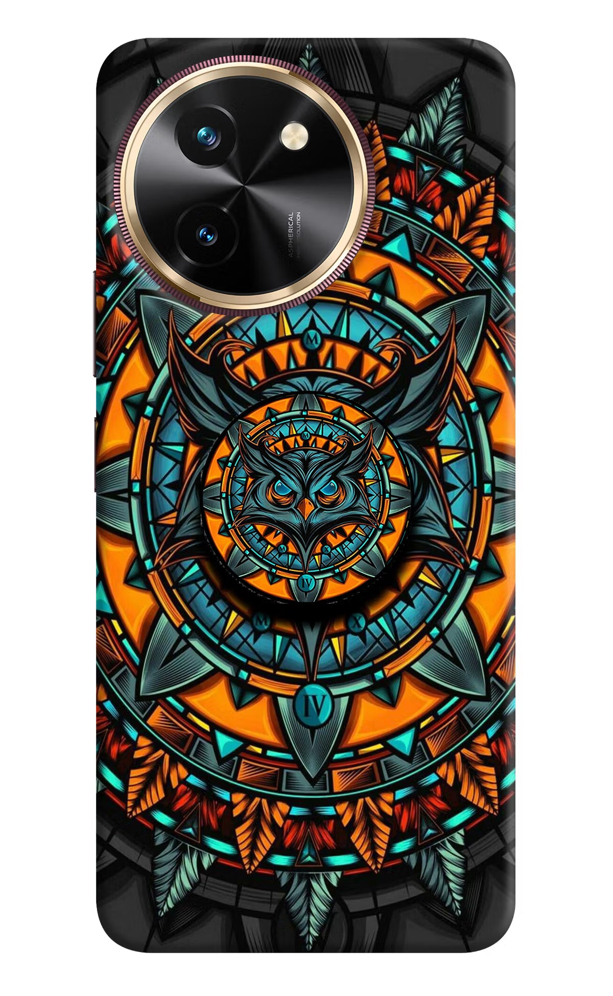 Angry Owl Vivo T3x Pop Case - Angry Owl Vivo T3x Pop Case by Casekaro Angry Owl Vivo T3x Pop Case by Casekaro