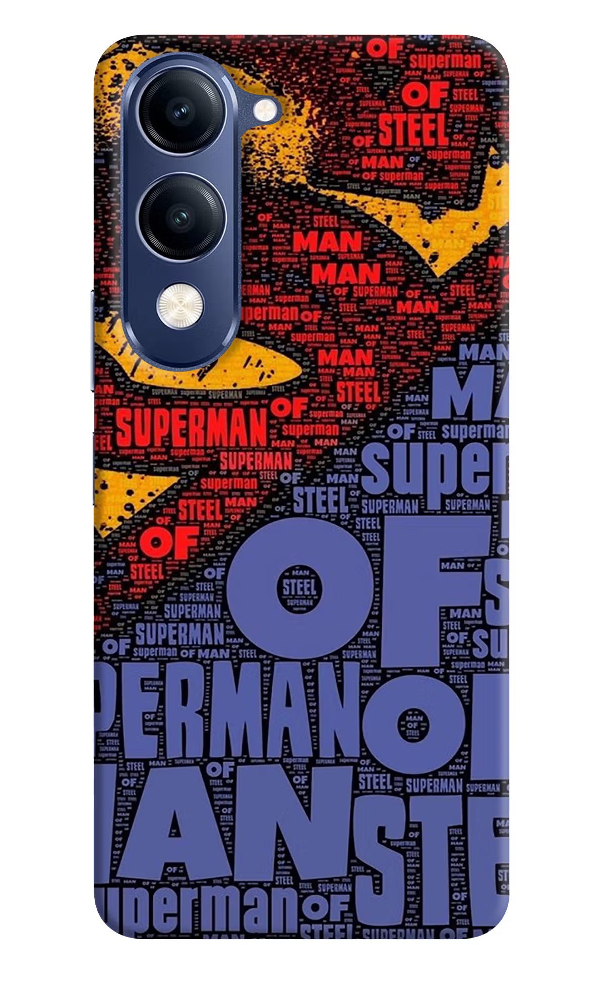 Superman Vivo V40 Lite Back Cover - Superman Vivo V40 Lite Hard Case Back Cover by Casekaro Superman Vivo V40 Lite Hard Case Back Cover by Casekaro