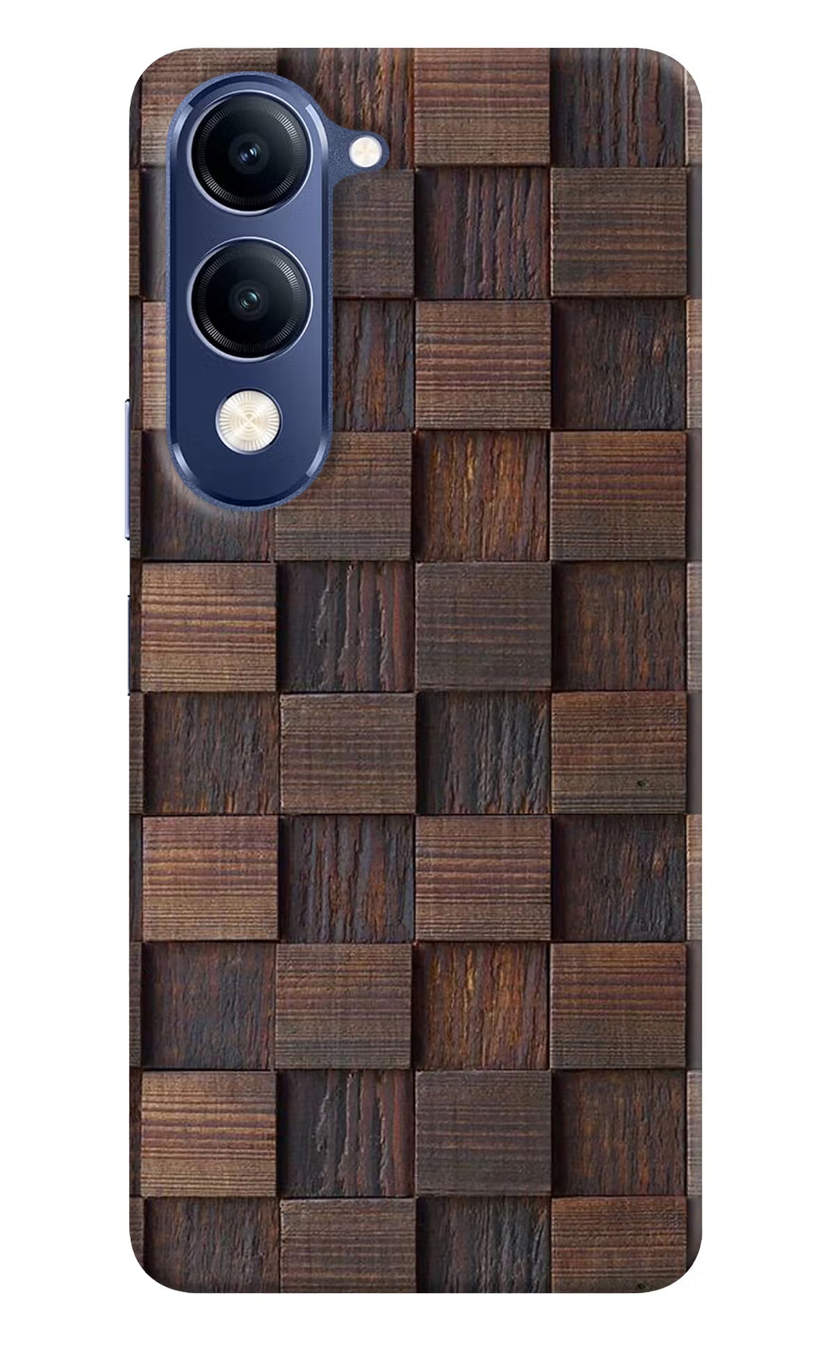 Wooden Cube Design Vivo V40 Lite Back Cover - Wooden Cube Design Vivo V40 Lite Hard Case Back Cover by Casekaro Wooden Cube Design Vivo V40 Lite Hard Case Back Cover by Casekaro