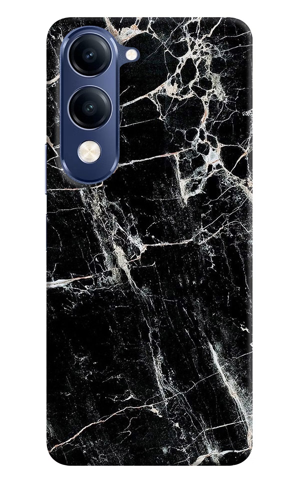 Black Marble Texture Vivo V40 Lite Back Cover - Black Marble Texture Vivo V40 Lite Hard Case Back Cover by Casekaro Black Marble Texture Vivo V40 Lite Hard Case Back Cover by Casekaro
