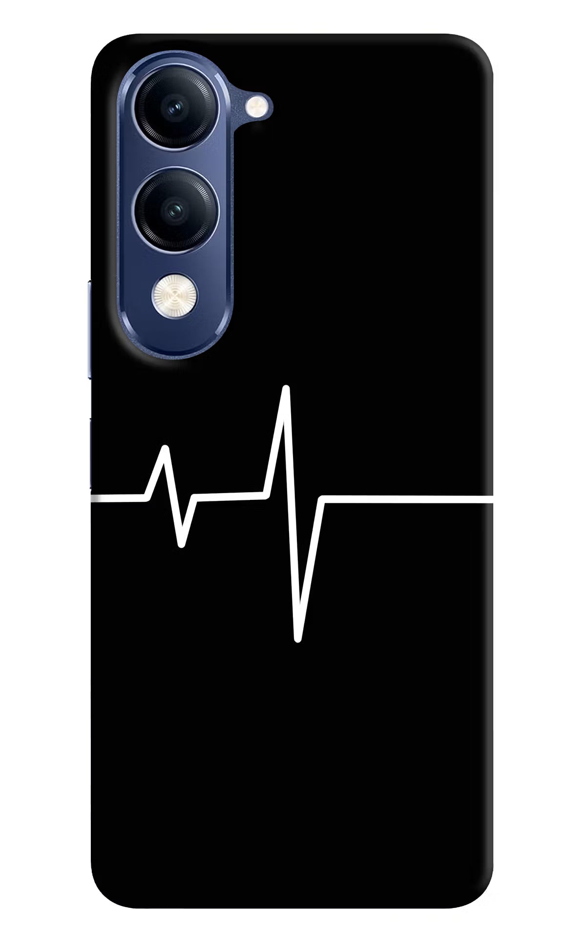 Heart Beats Vivo V40 Lite Back Cover - Heart Beats Vivo V40 Lite Hard Case Back Cover by Casekaro Heart Beats Vivo V40 Lite Hard Case Back Cover by Casekaro
