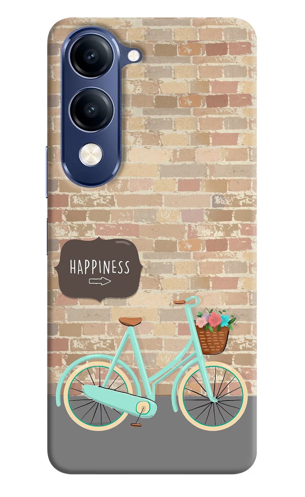 Happiness Artwork Vivo V40 Lite Back Cover - Happiness Artwork Vivo V40 Lite Hard Case Back Cover by Casekaro Happiness Artwork Vivo V40 Lite Hard Case Back Cover by Casekaro