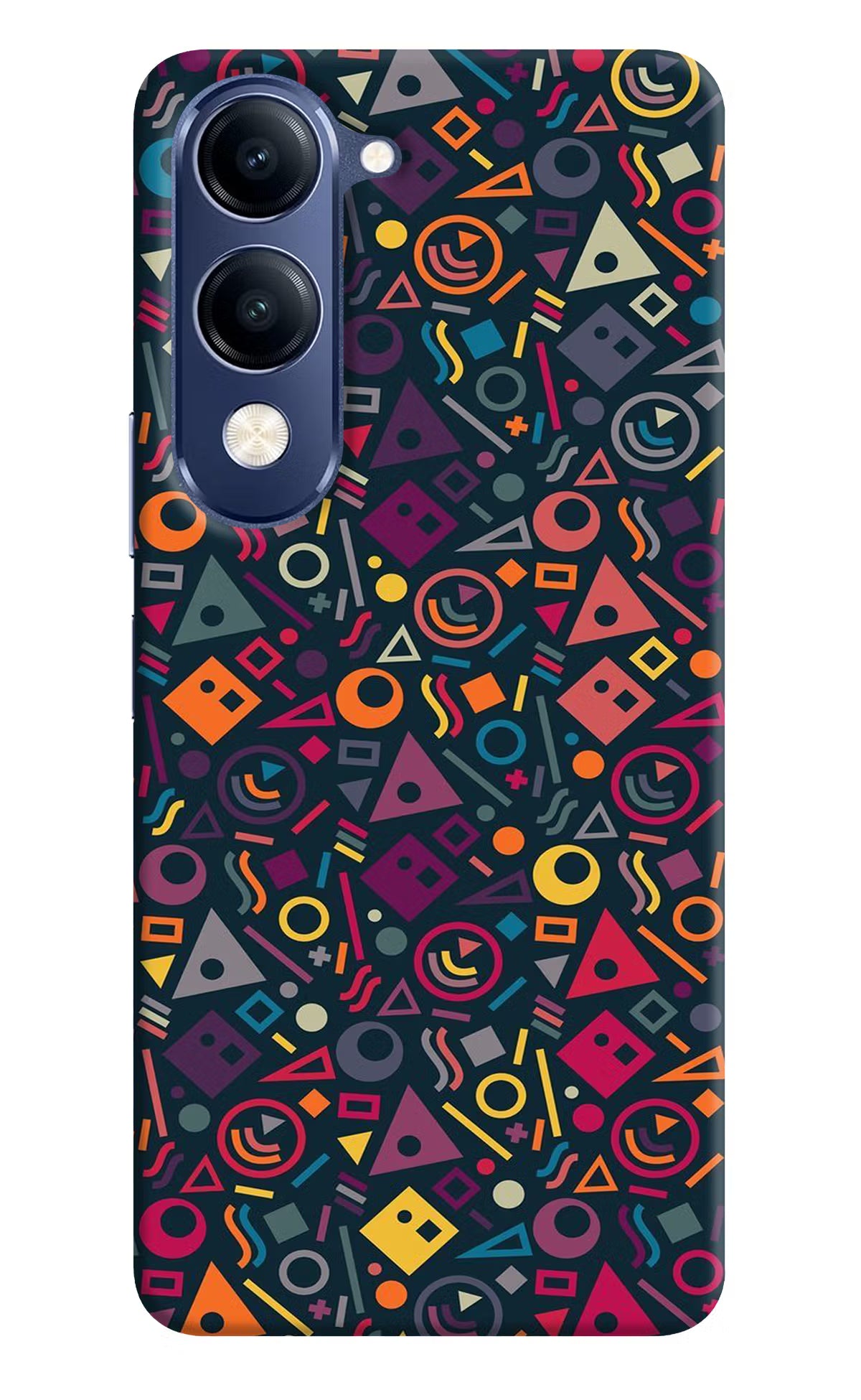 Geometric Abstract Vivo V40 Lite Back Cover - Geometric Abstract Vivo V40 Lite Hard Case Back Cover by Casekaro Geometric Abstract Vivo V40 Lite Hard Case Back Cover by Casekaro