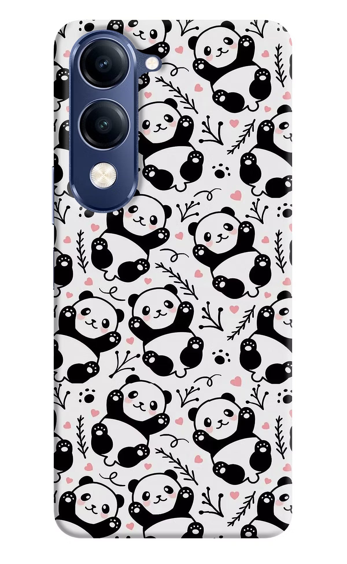 Cute Panda Vivo V40 Lite Back Cover - Cute Panda Vivo V40 Lite Hard Case Back Cover by Casekaro Cute Panda Vivo V40 Lite Hard Case Back Cover by Casekaro