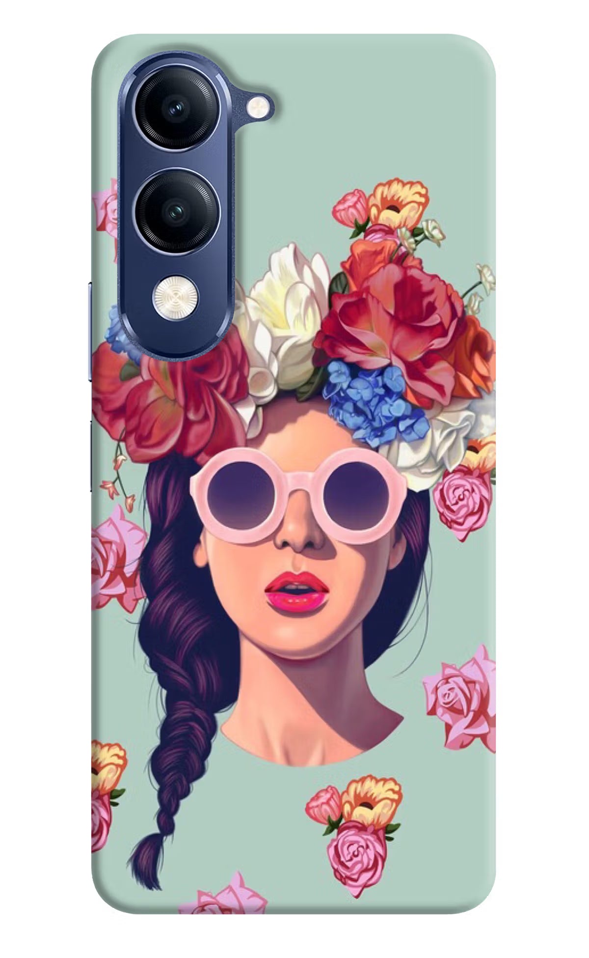 Pretty Girl Vivo V40 Lite Back Cover - Pretty Girl Vivo V40 Lite Hard Case Back Cover by Casekaro Pretty Girl Vivo V40 Lite Hard Case Back Cover by Casekaro