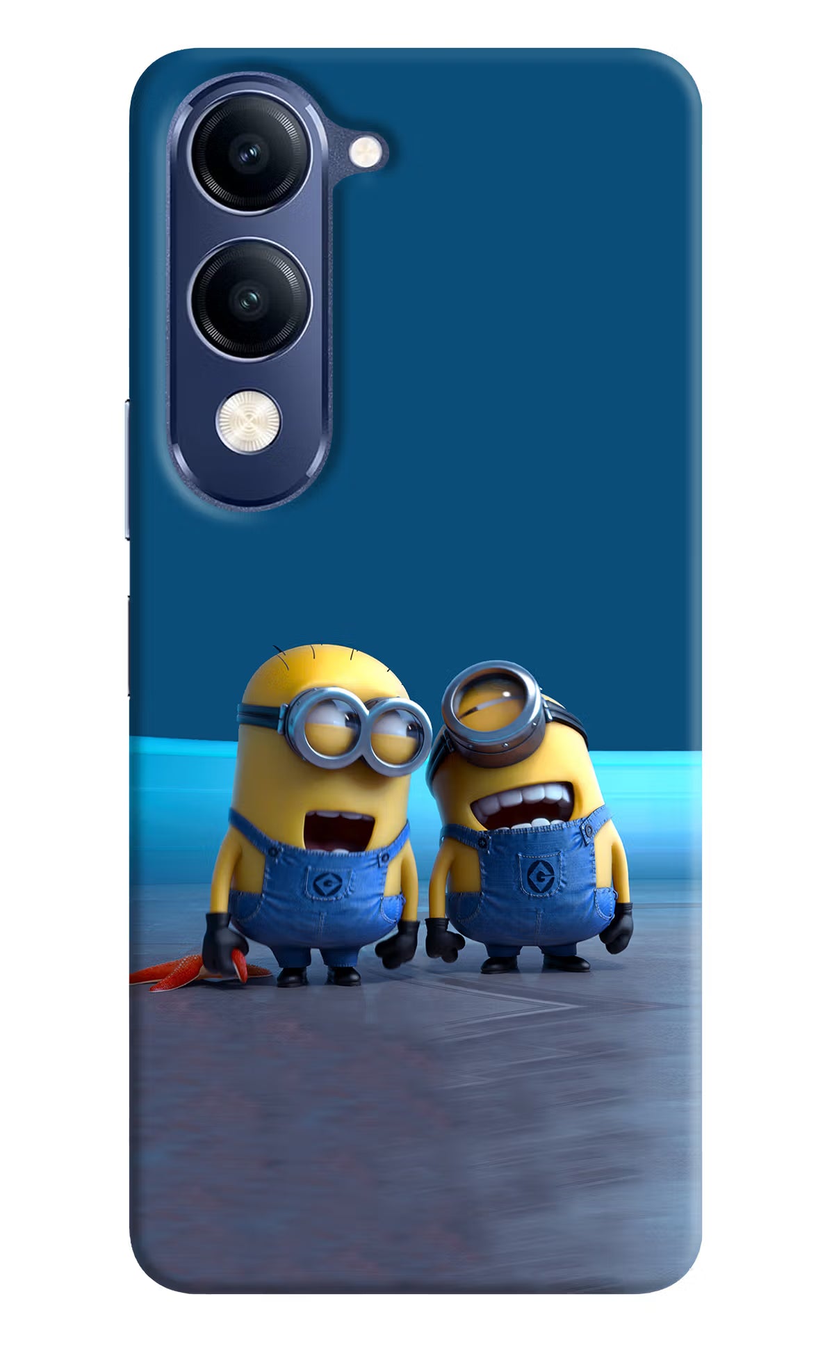 Minion Laughing Vivo V40 Lite Back Cover - Minion Laughing Vivo V40 Lite Hard Case Back Cover by Casekaro Minion Laughing Vivo V40 Lite Hard Case Back Cover by Casekaro