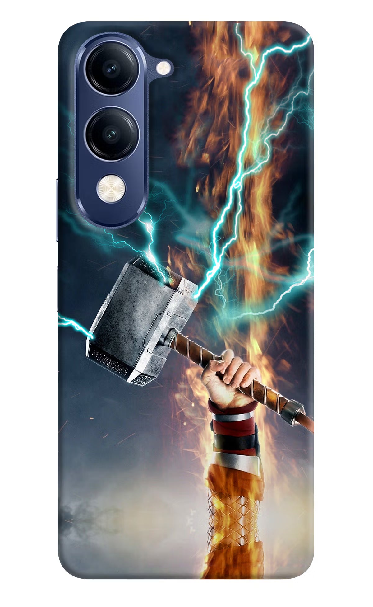 Thor Hammer Mjolnir Vivo V40 Lite Back Cover - Thor Hammer Mjolnir Vivo V40 Lite Hard Case Back Cover by Casekaro Thor Hammer Mjolnir Vivo V40 Lite Hard Case Back Cover by Casekaro