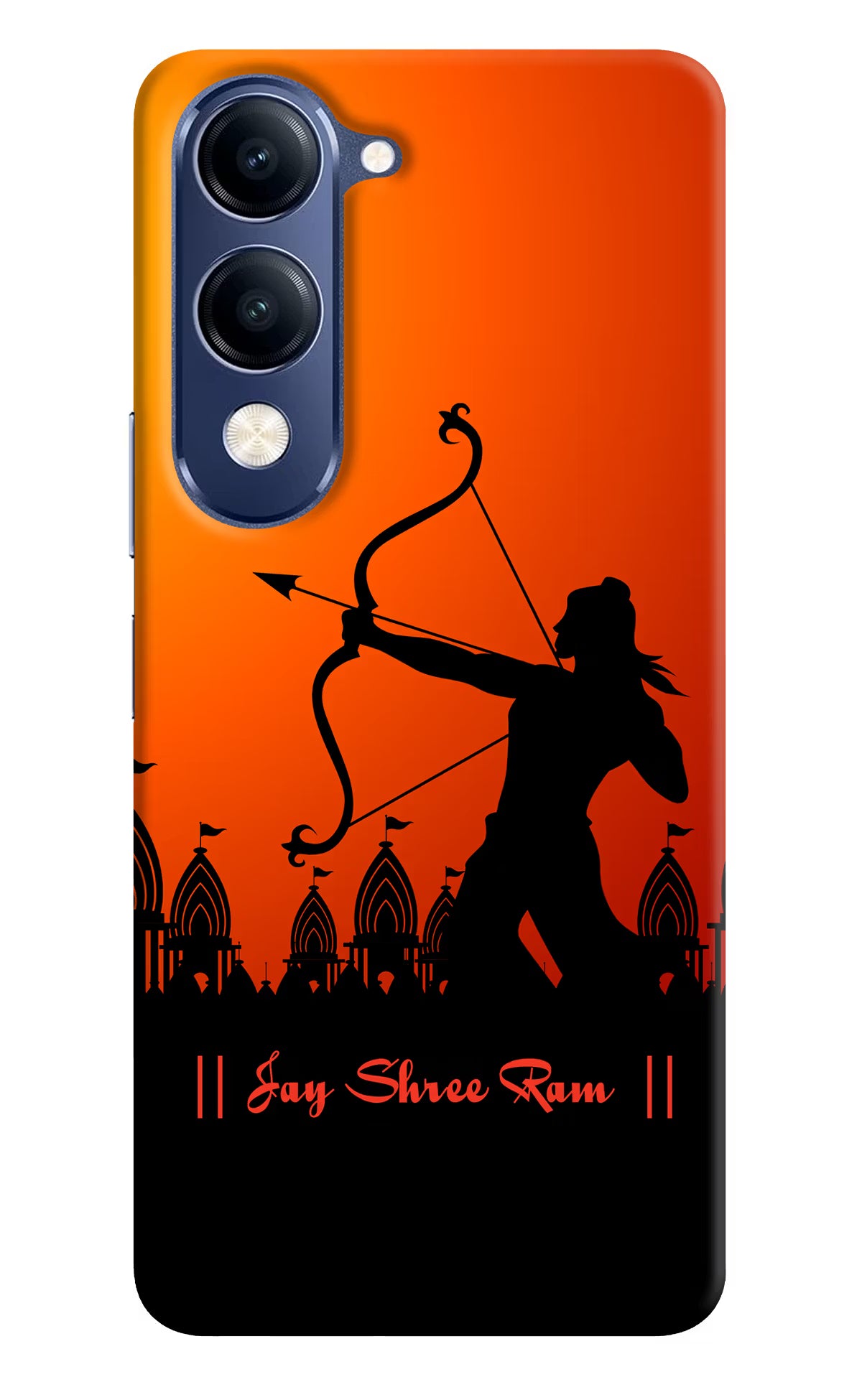 Lord Ram - 4 Vivo V40 Lite Back Cover - Lord Ram - 4 Vivo V40 Lite Hard Case Back Cover by Casekaro Lord Ram - 4 Vivo V40 Lite Hard Case Back Cover by Casekaro