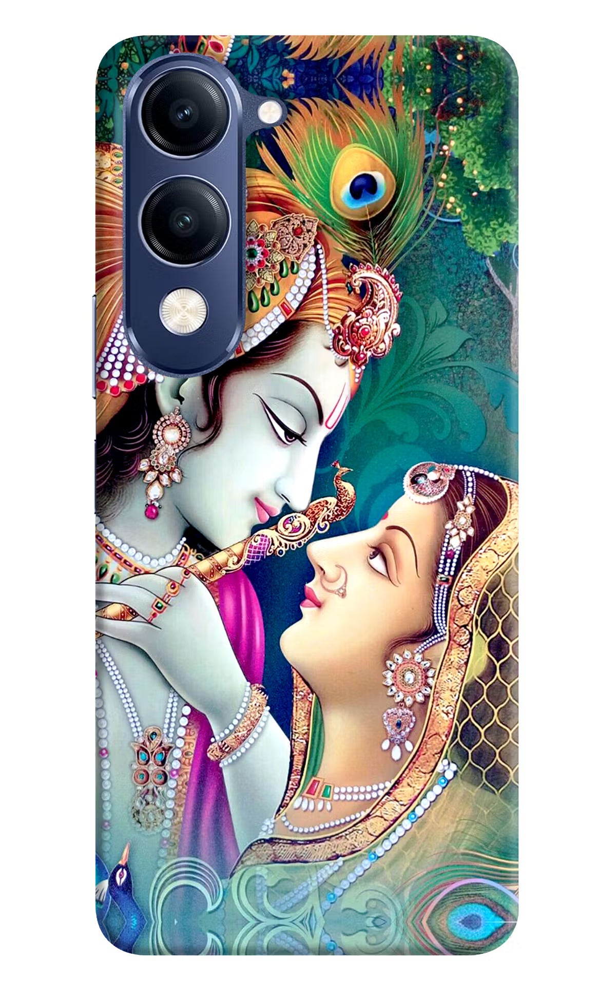 Lord Radha Krishna Vivo V40 Lite Back Cover - Lord Radha Krishna Vivo V40 Lite Hard Case Back Cover by Casekaro Lord Radha Krishna Vivo V40 Lite Hard Case Back Cover by Casekaro