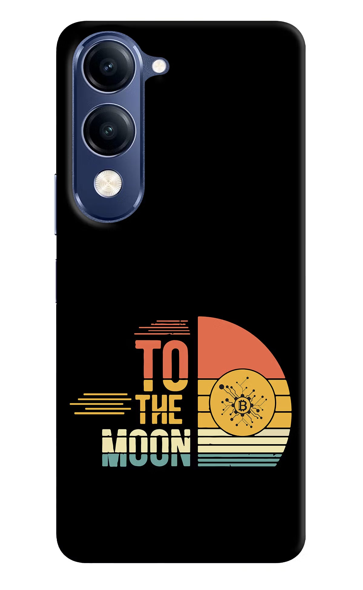 To the Moon Vivo V40 Lite Back Cover - To the Moon Vivo V40 Lite Hard Case Back Cover by Casekaro To the Moon Vivo V40 Lite Hard Case Back Cover by Casekaro