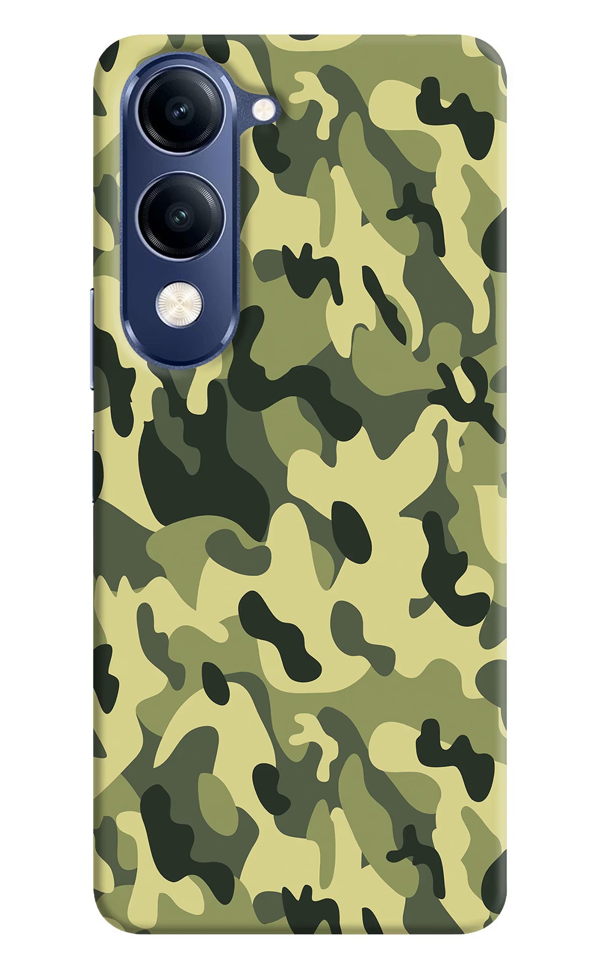 Camouflage Vivo V40 Lite Back Cover - Camouflage Vivo V40 Lite Hard Case Back Cover by Casekaro Camouflage Vivo V40 Lite Hard Case Back Cover by Casekaro