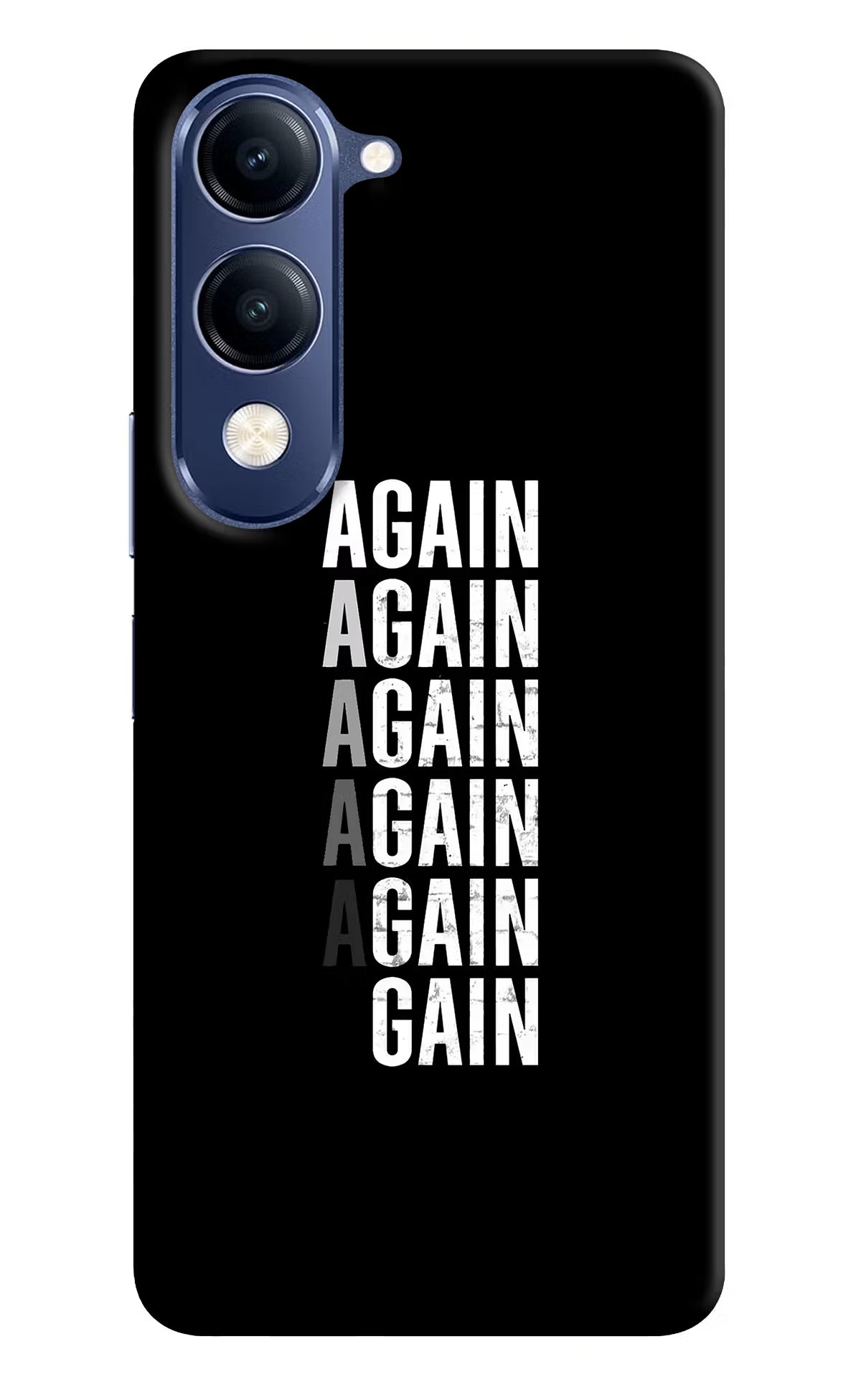 Again Again Gain Vivo V40 Lite Back Cover - Again Again Gain Vivo V40 Lite Hard Case Back Cover by Casekaro Again Again Gain Vivo V40 Lite Hard Case Back Cover by Casekaro