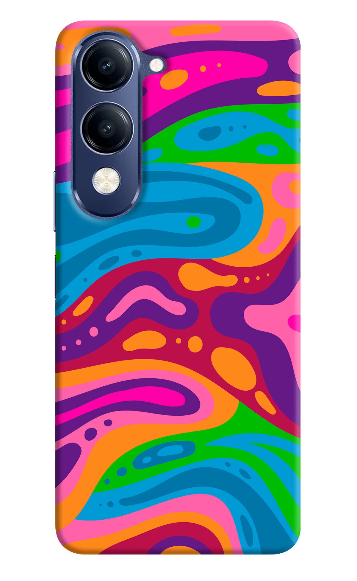 Trippy Pattern Vivo V40 Lite Back Cover - Trippy Pattern Vivo V40 Lite Hard Case Back Cover by Casekaro Trippy Pattern Vivo V40 Lite Hard Case Back Cover by Casekaro